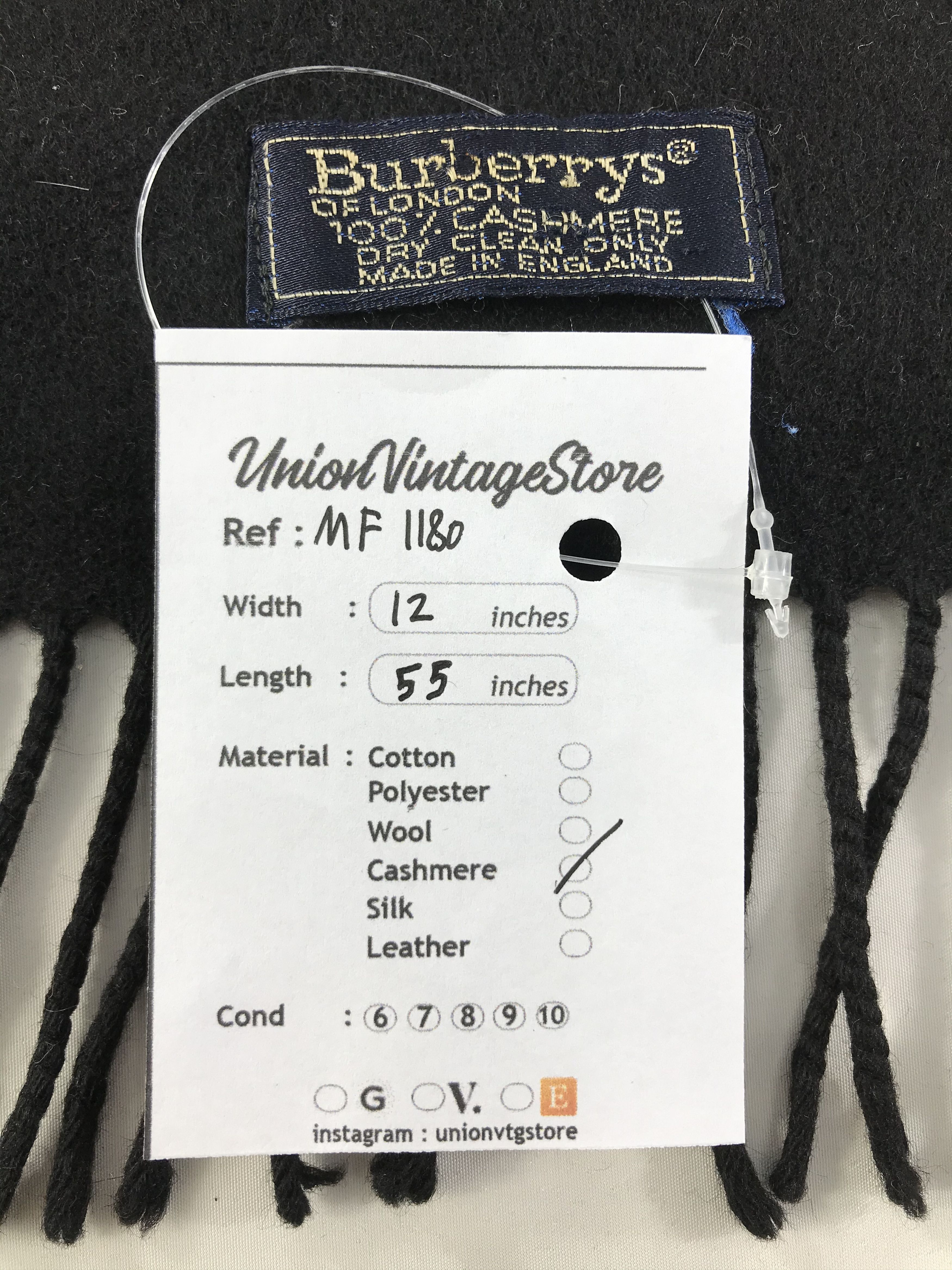Burberry Vintage Burberry Scarf/Muffler/Neckwear MF1180 Size ONE SIZE - 5 Thumbnail