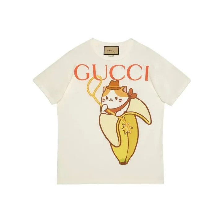 Gucci GUCCI Love Parade Cartoon Print Short Sleeve T-Shirt-2507 Size M / US 6-8 / IT 42-44 - 7 Thumbnail