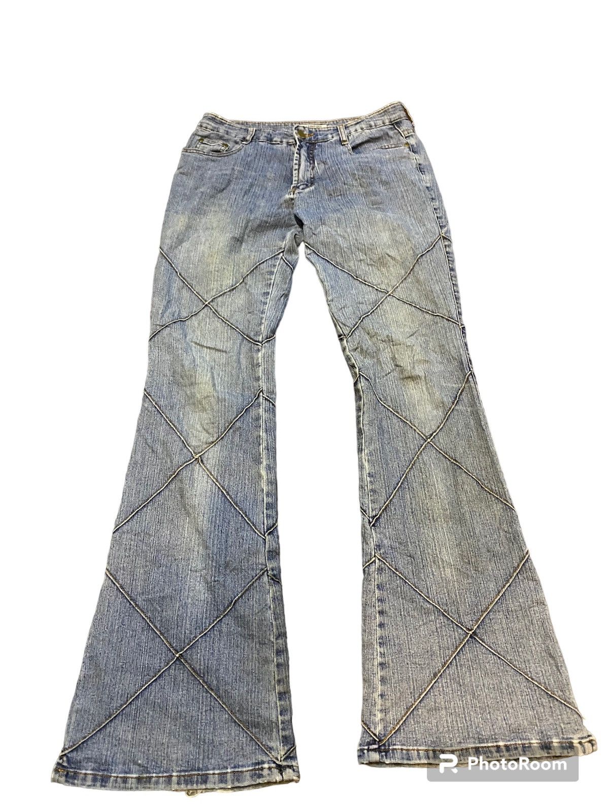 Hysteric Glamour × Japanese Brand × Tornado Mart Flare jeans hagi haphazard boot cut Size 30" / US 8 / IT 44 - 2 Thumbnail