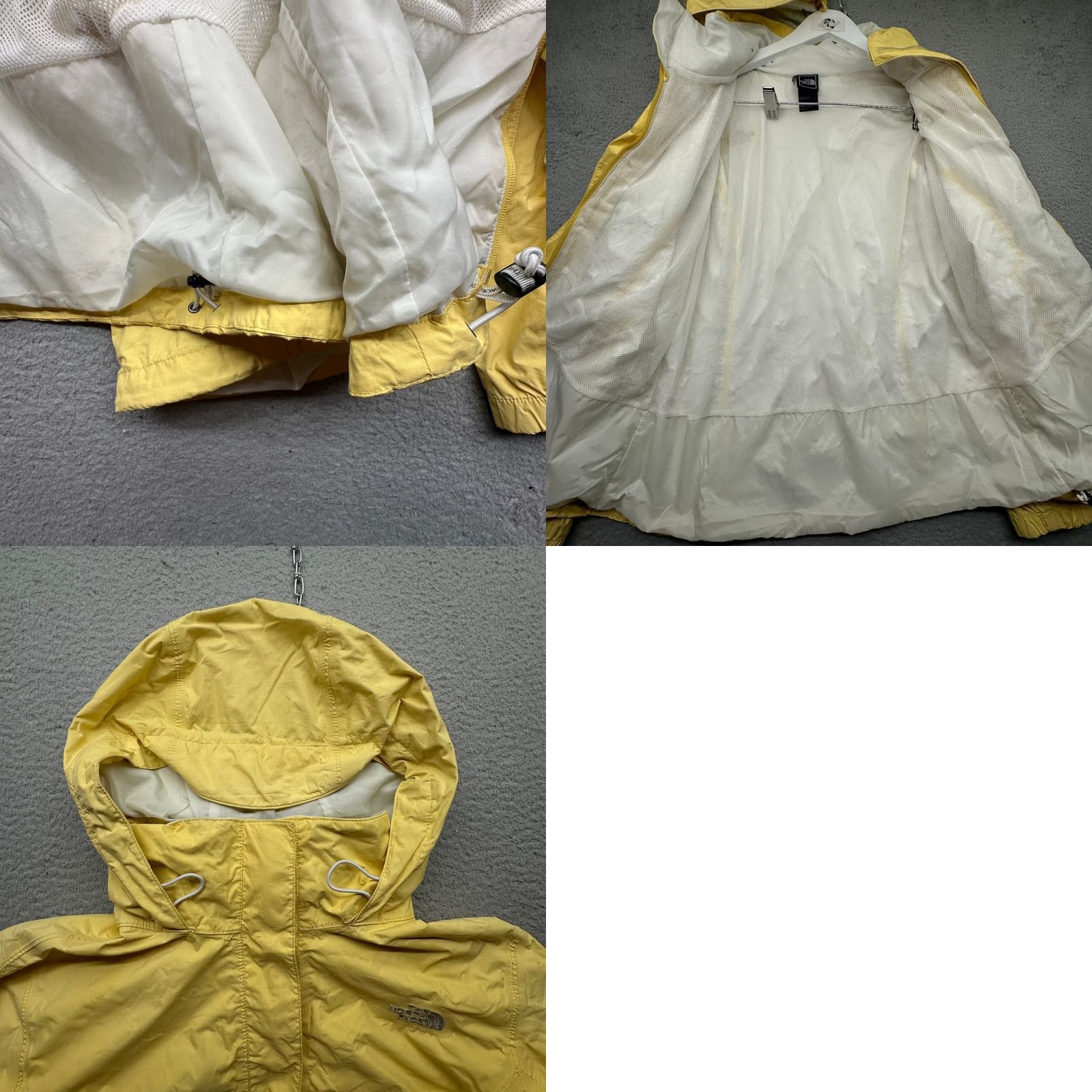 The North Face The North Face Hyvent Windbreaker Jacket Womens XL Yellow Hooded Full Zip Nylon Size XL / US 12-14 / IT 48-50 - 9 Thumbnail