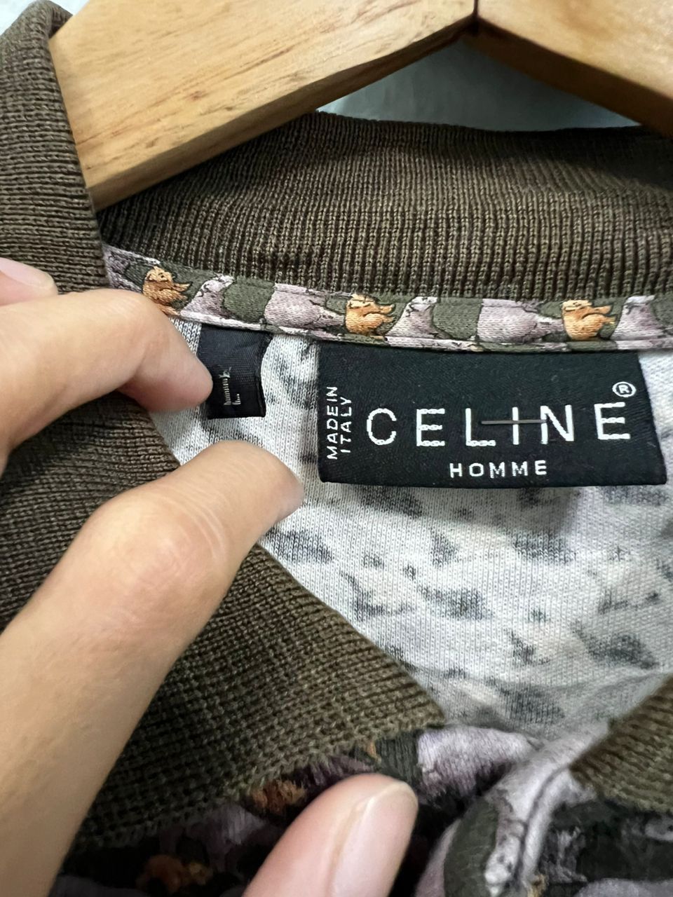 Celine Vintage Celine Full Print 🐻 Bear Motif Size US L / EU 52-54 / 3 - 9 Thumbnail