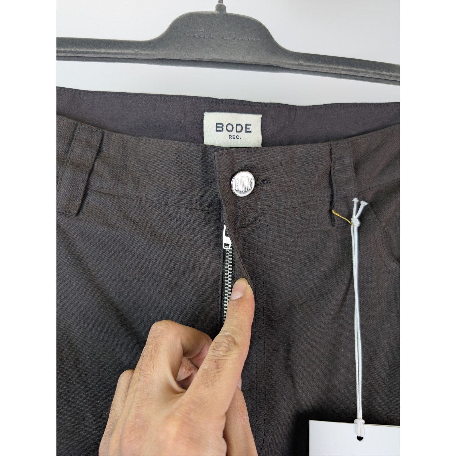 Bode o1rshd1 Waxed Cotton Knolly Brook Trousers in Brown Size US 38 / EU 54 - 7 Thumbnail
