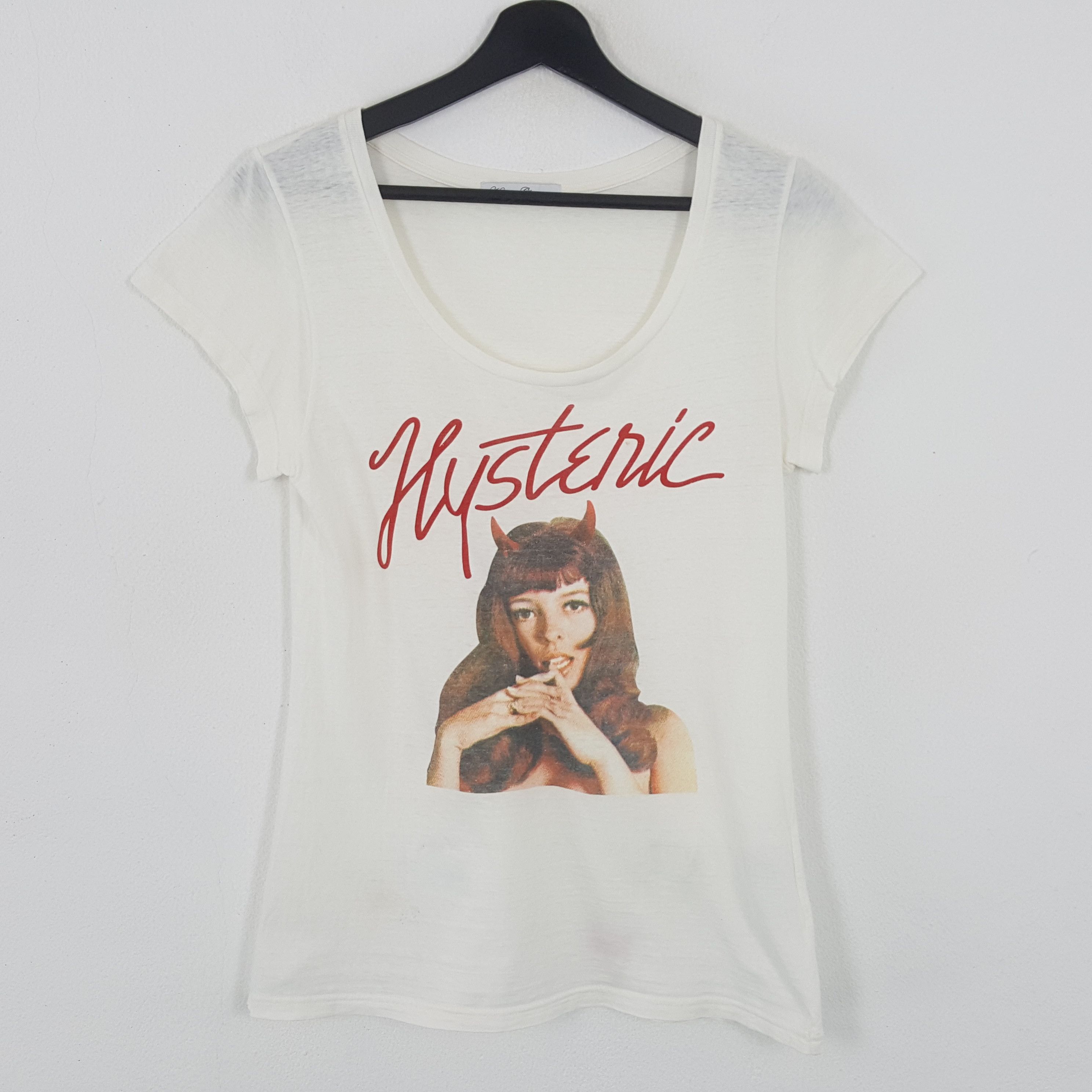 Hysteric Glamour × Japanese Brand × Vintage HYSTERIC GLAMOUR Japanese Brand Women Tshirt Size XS / US 0-2 / IT 36-38 - 1 Thumbnail