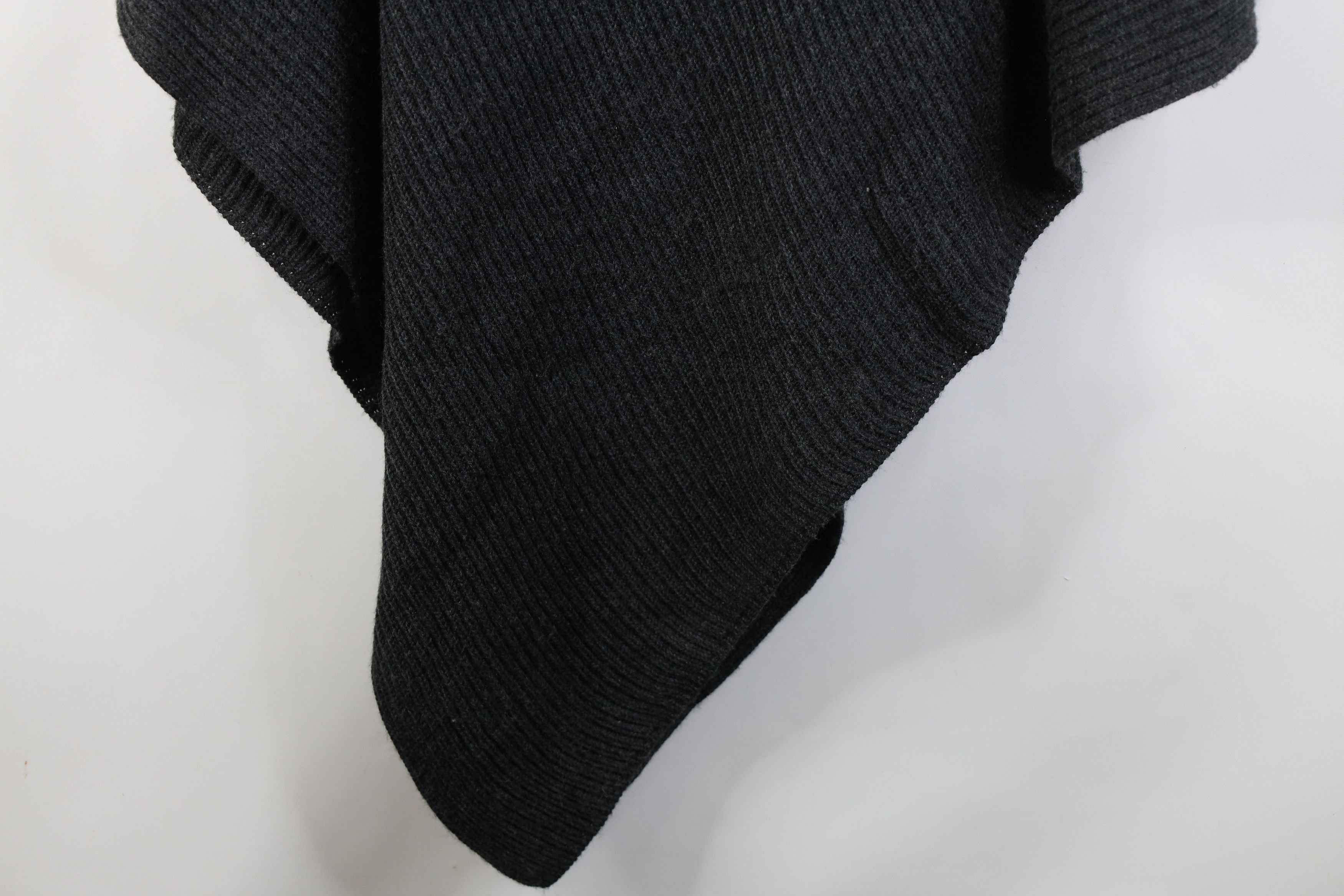 Soft Surroundings Soft Surroundings Ribbed Knit Turtleneck Sweater Cape Size ONE SIZE - 4 Thumbnail