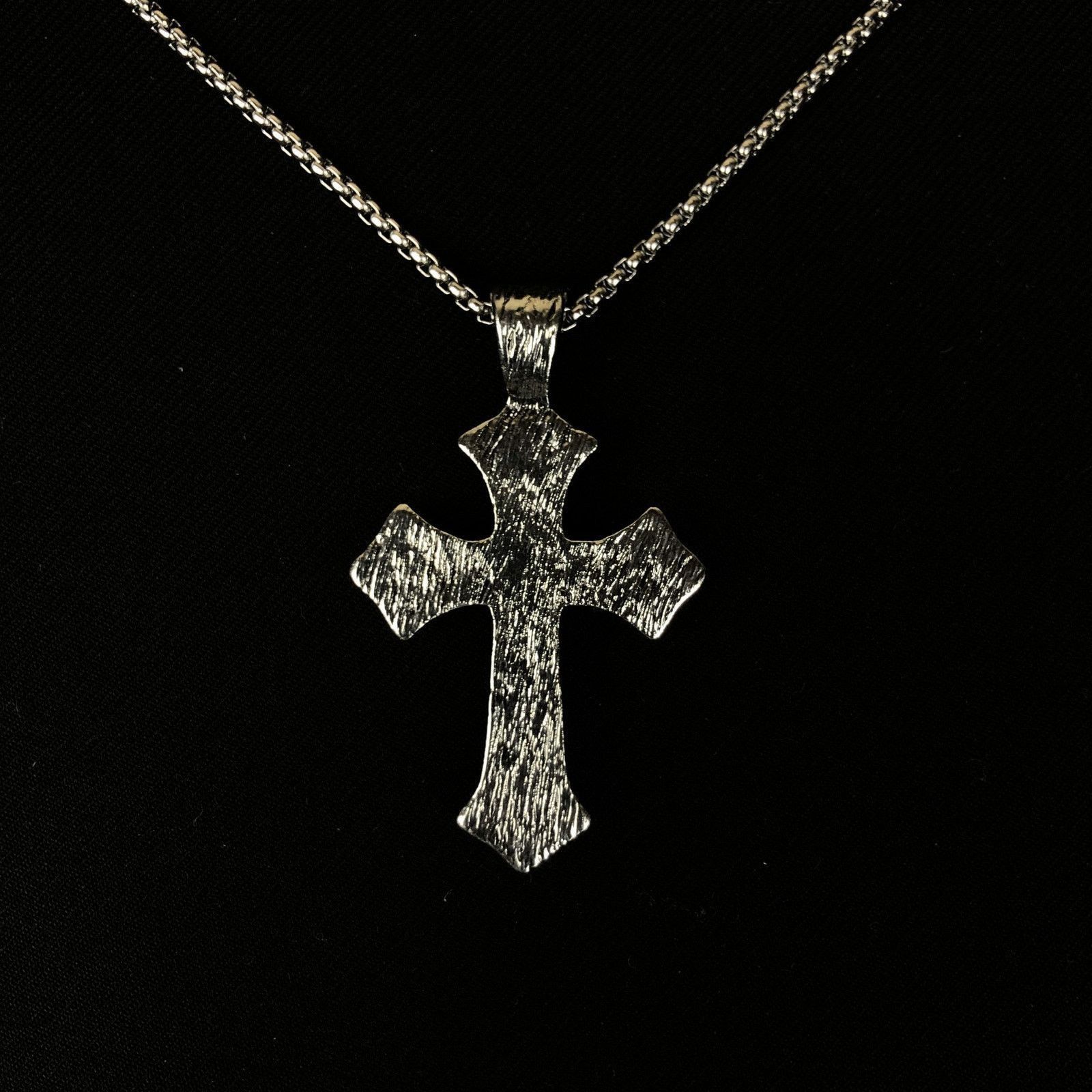 Jewelry Cross Punk Necklace Chain Size ONE SIZE - 3 Thumbnail