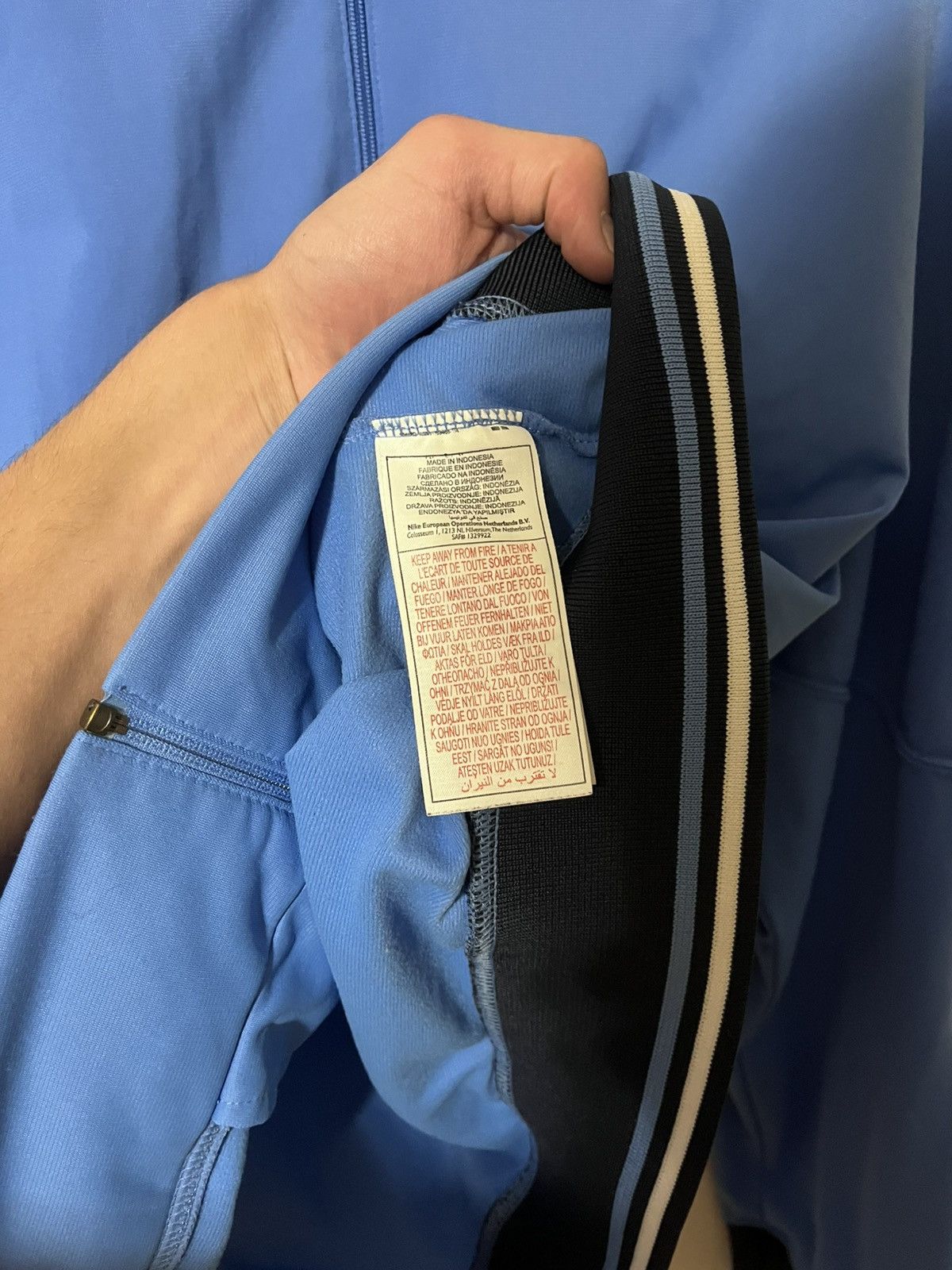 Nike Vintage Nike Track Jacket Blue Zip Up XL Y2K Size US L / EU 52-54 / 3 - 8 Thumbnail