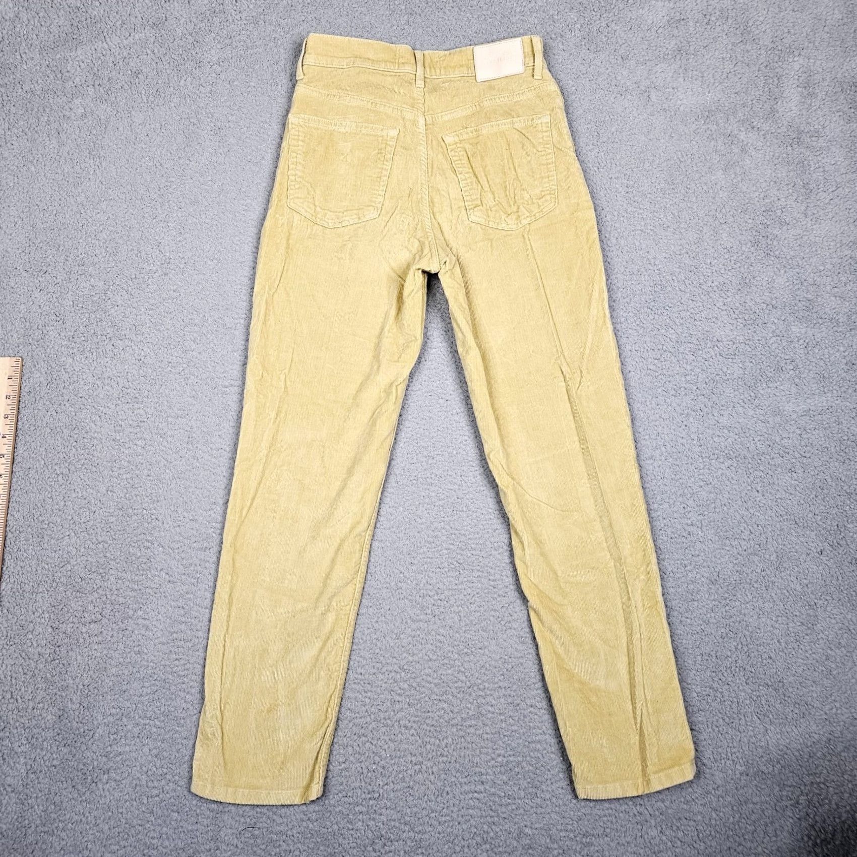 Everlane Everlane Pants Mid-Rise Corduroy Yellow Size 26 Women’s Size 26" / US 2 / IT 38 - 2 Thumbnail
