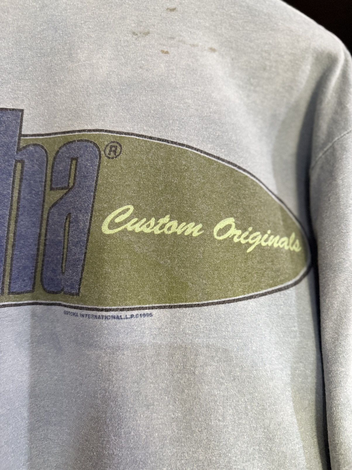 Gotcha × Vintage Thrashed Vintage 90s Gotcha Custom Original Surface Faded T Size US XL / EU 56 / 4 - 3 Thumbnail