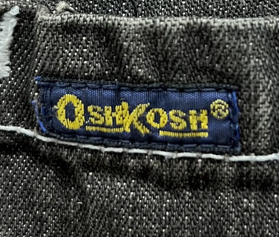 Oshkosh × Vintage Vintage OshKosh Classic Black Denim Coveralls - Size M Size US 37 - 6 Thumbnail