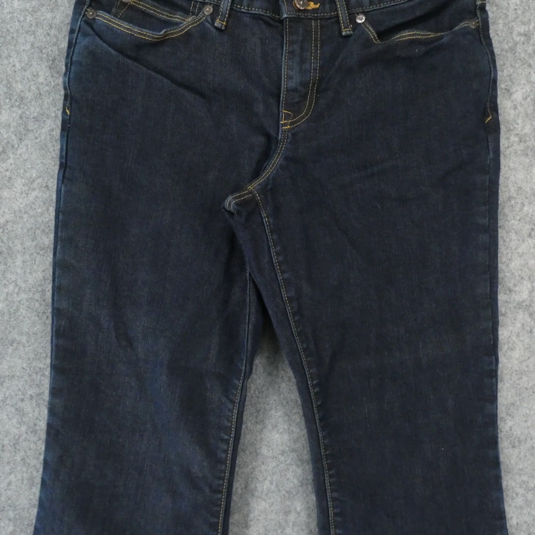 Gap Gap Jeans Womens 8 Essential Bootcut Mid Rise Dark Wash Ladies Size 30" / US 8 / IT 44 - 3 Thumbnail