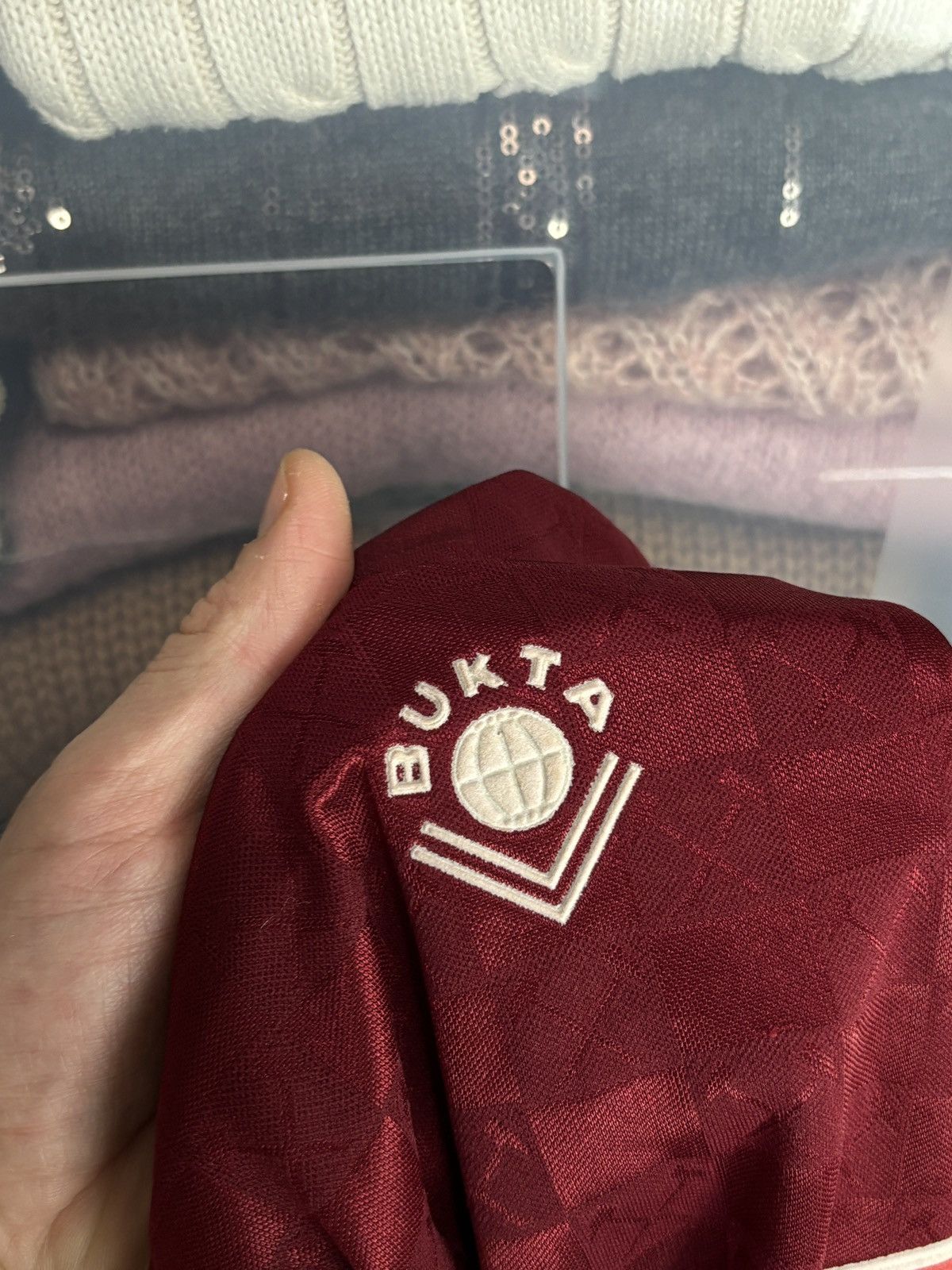 Vintage Archive 1990/91 West Ham United Soccer Jersey Vintage Bukta Size US S / EU 44-46 / 1 - 6 Thumbnail