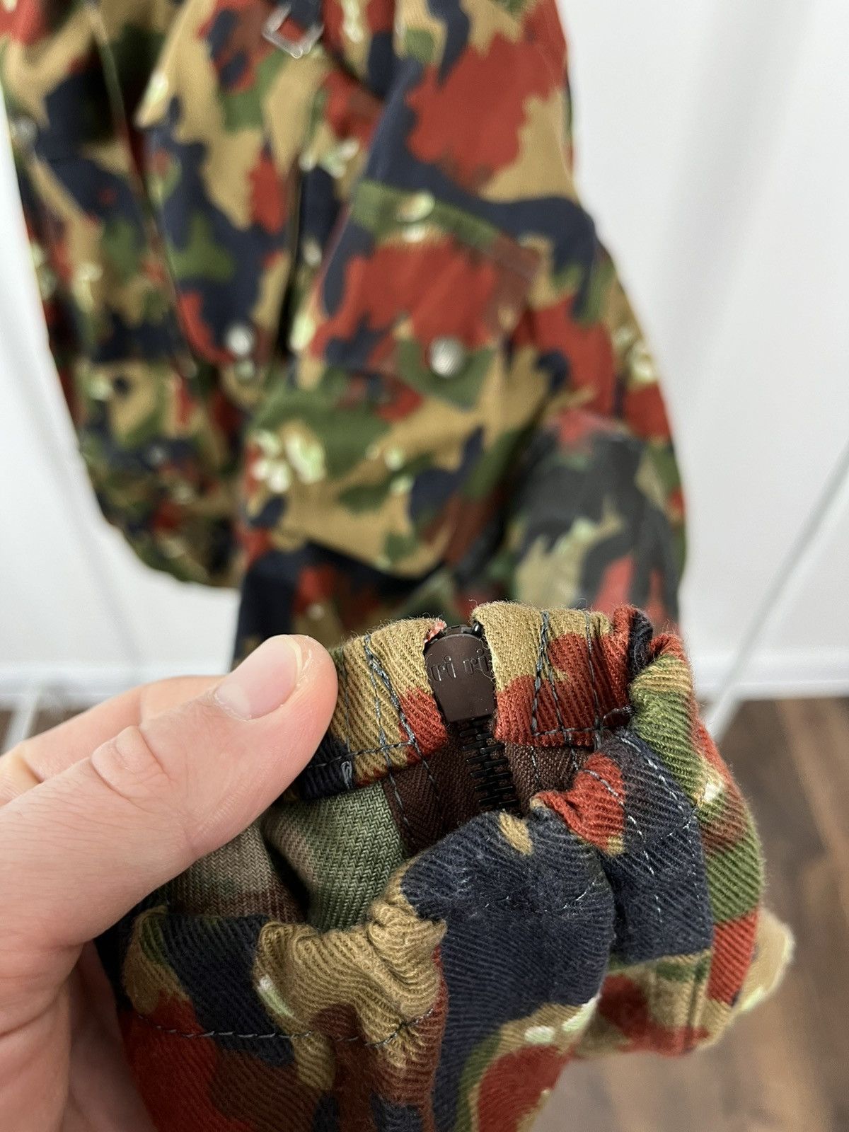 Vintage Vintage Military Camo Jacket Size US XL / EU 56 / 4 - 10 Thumbnail