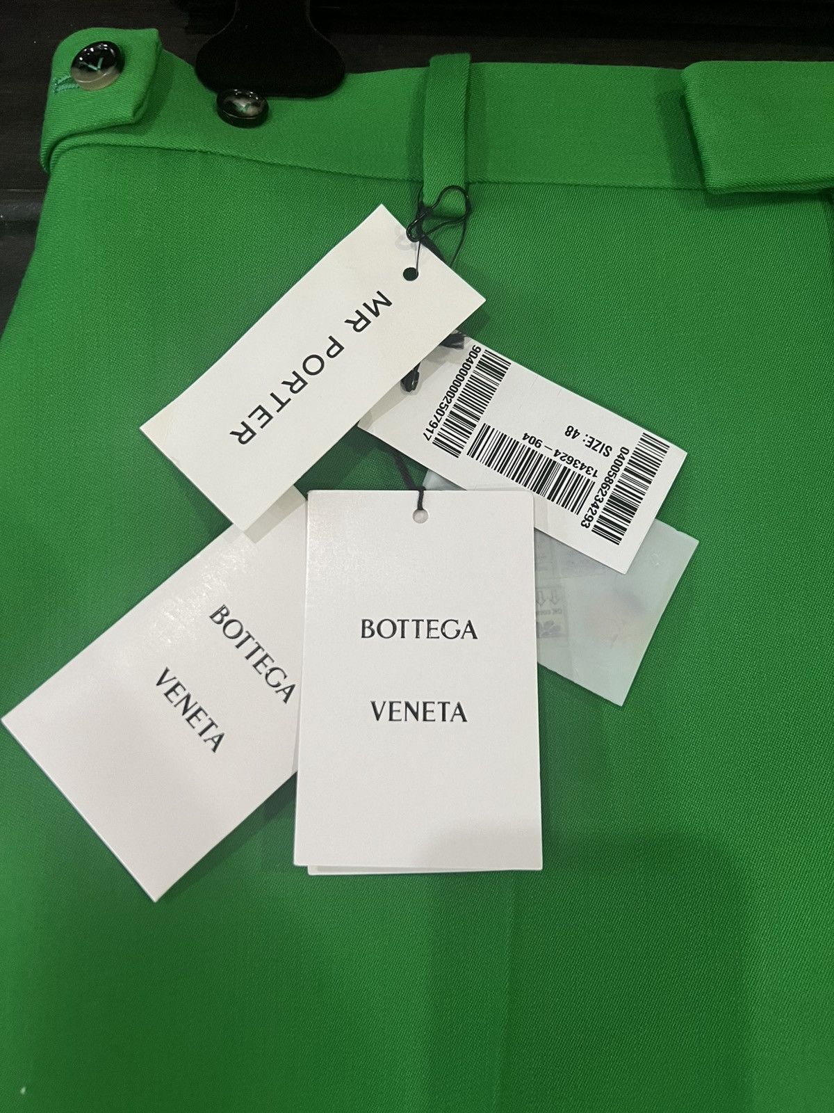 Bottega Veneta Bottega Veneta Green Wide Leg Trousers Size US 32 / EU 48 - 2 Thumbnail