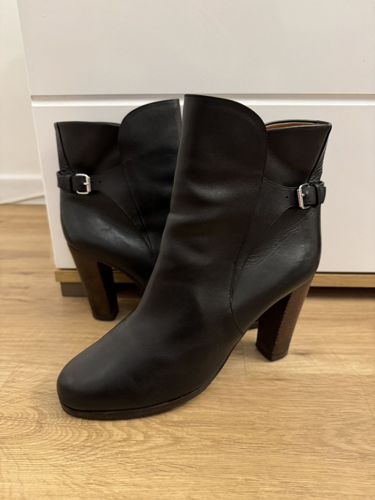 Celine Celine Paris leather Vintage boots size 41 black Size US 11 / IT 41 - 5 Thumbnail