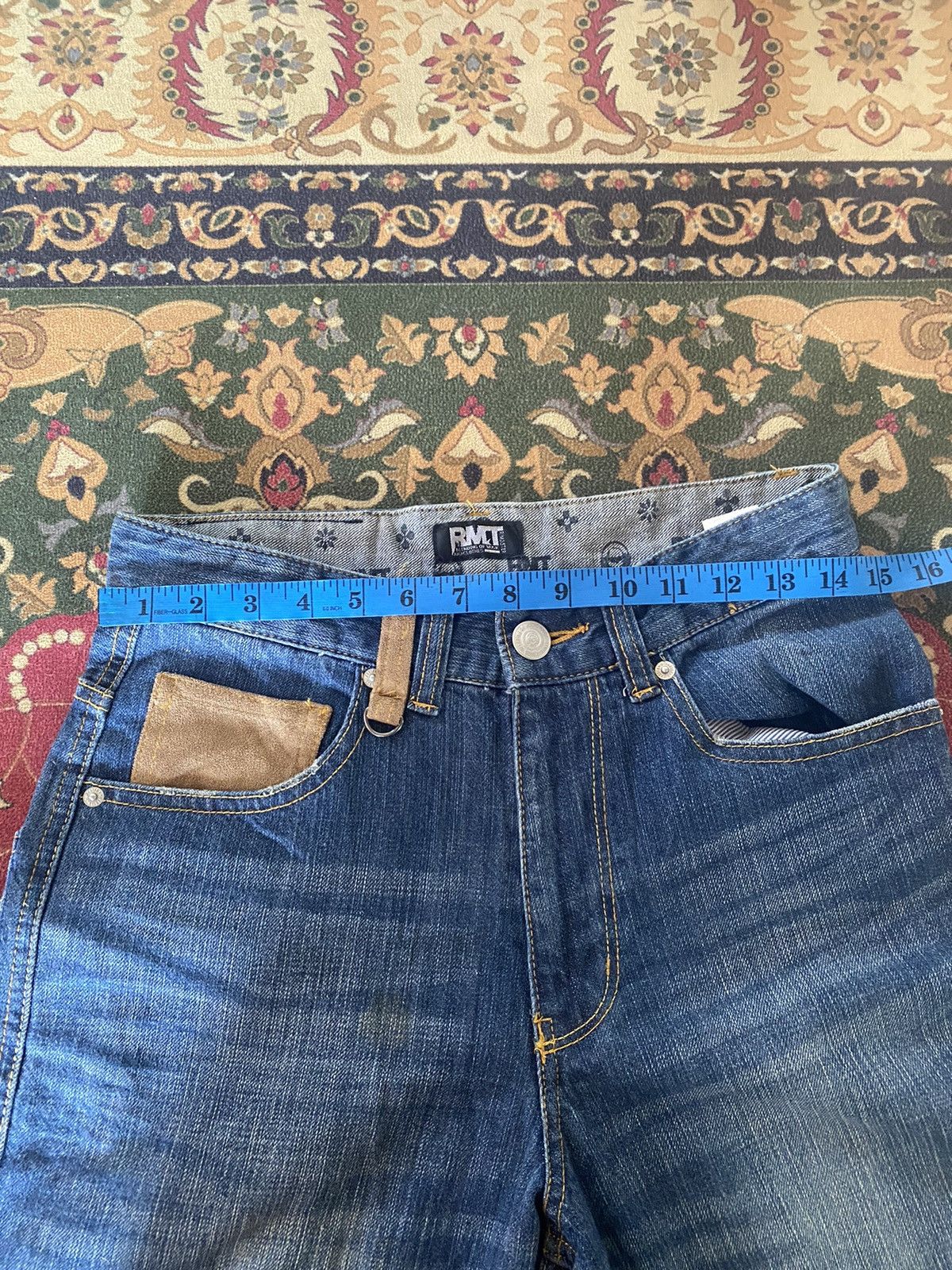 Japanese Brand Vintage MRT Rappers Design Style Denim Size US 29 - 16 Thumbnail