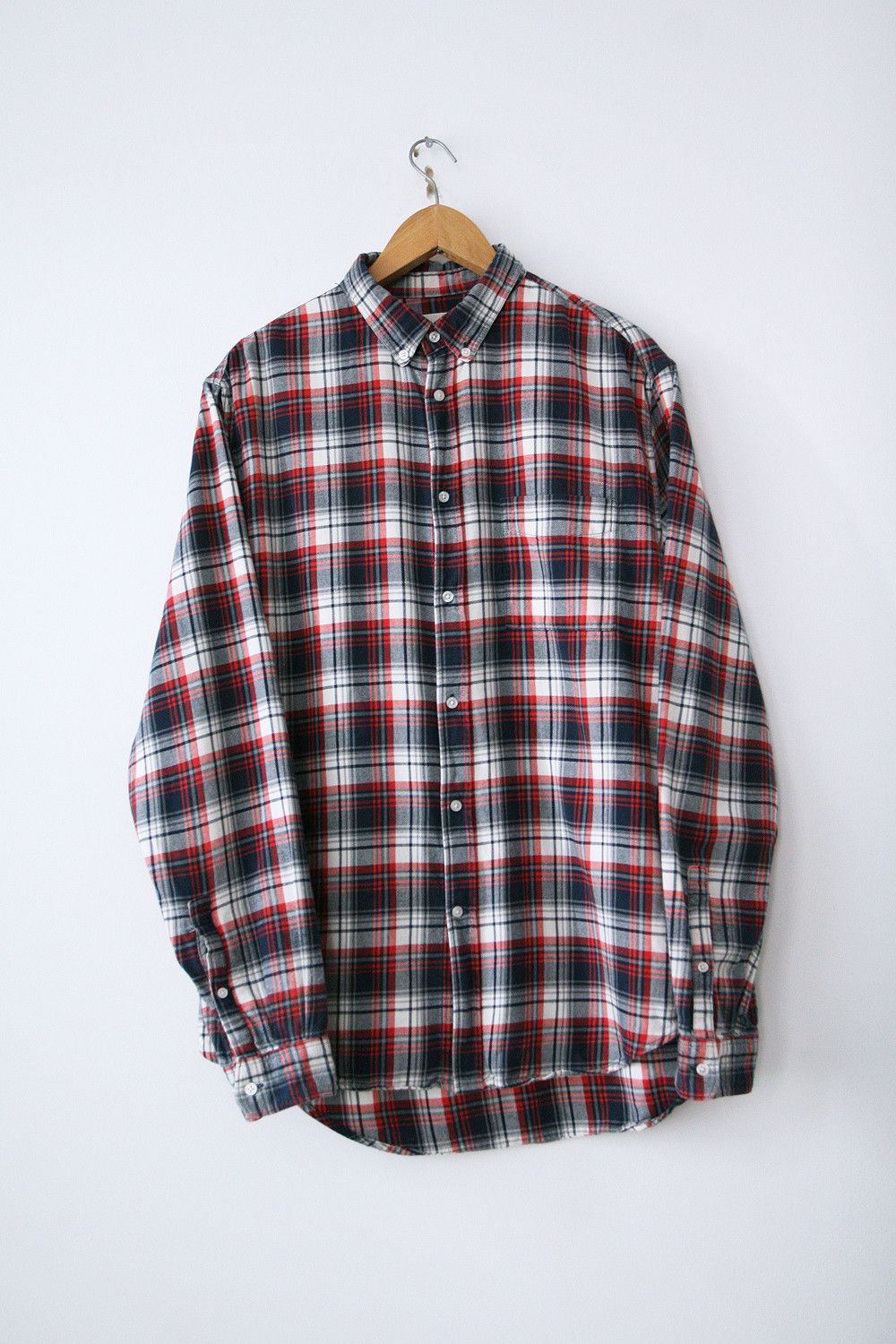 Acne Studios Acne Studios Pop Classics Checked Cotton Grunge Shirt Size US L / EU 52-54 / 3 - 1 Thumbnail
