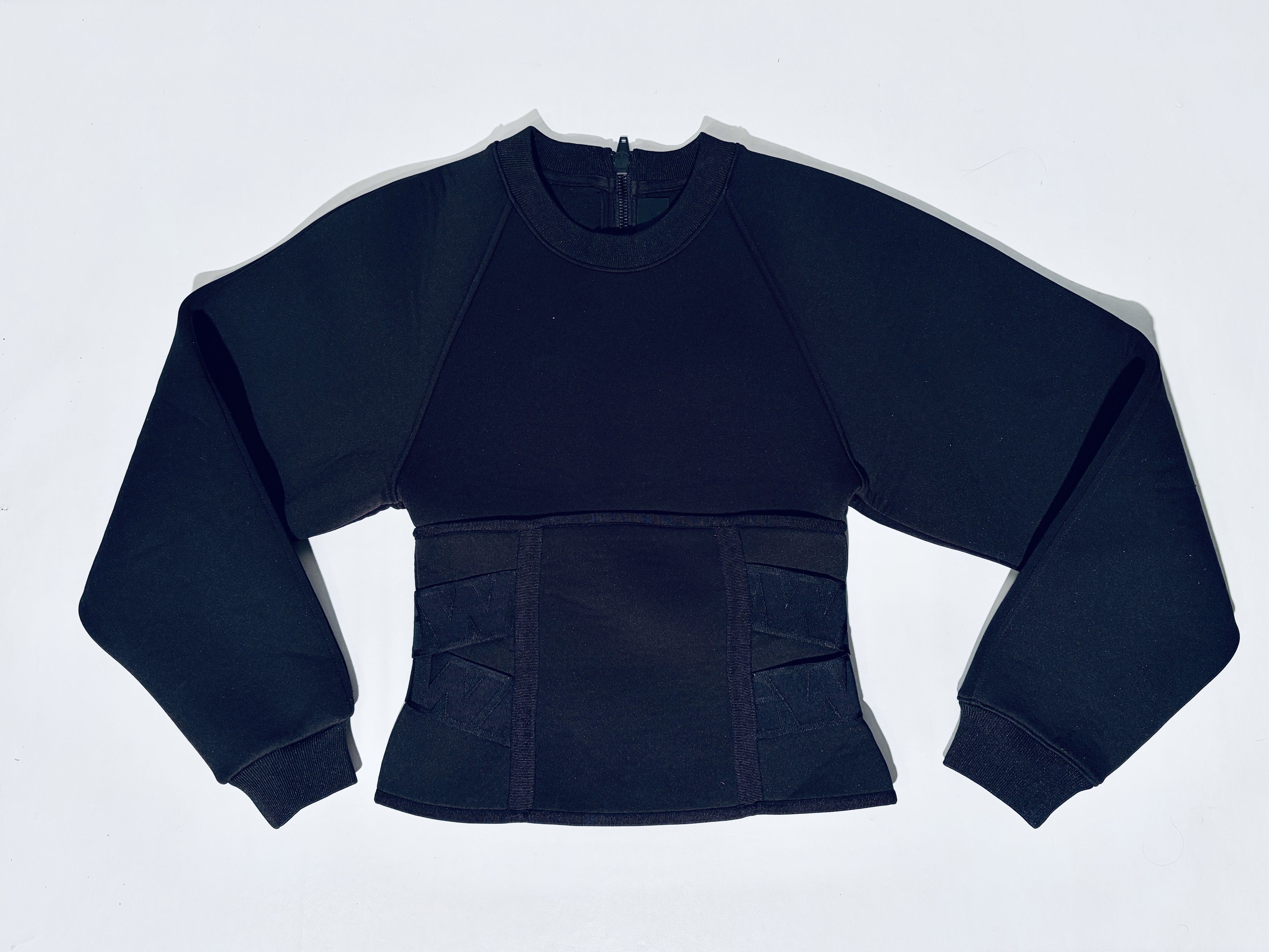 Alexander Wang × H&M Black Scuba Neoprene Jumper EUR36 / US 6 Size M / US 6-8 / IT 42-44 - 3 Thumbnail