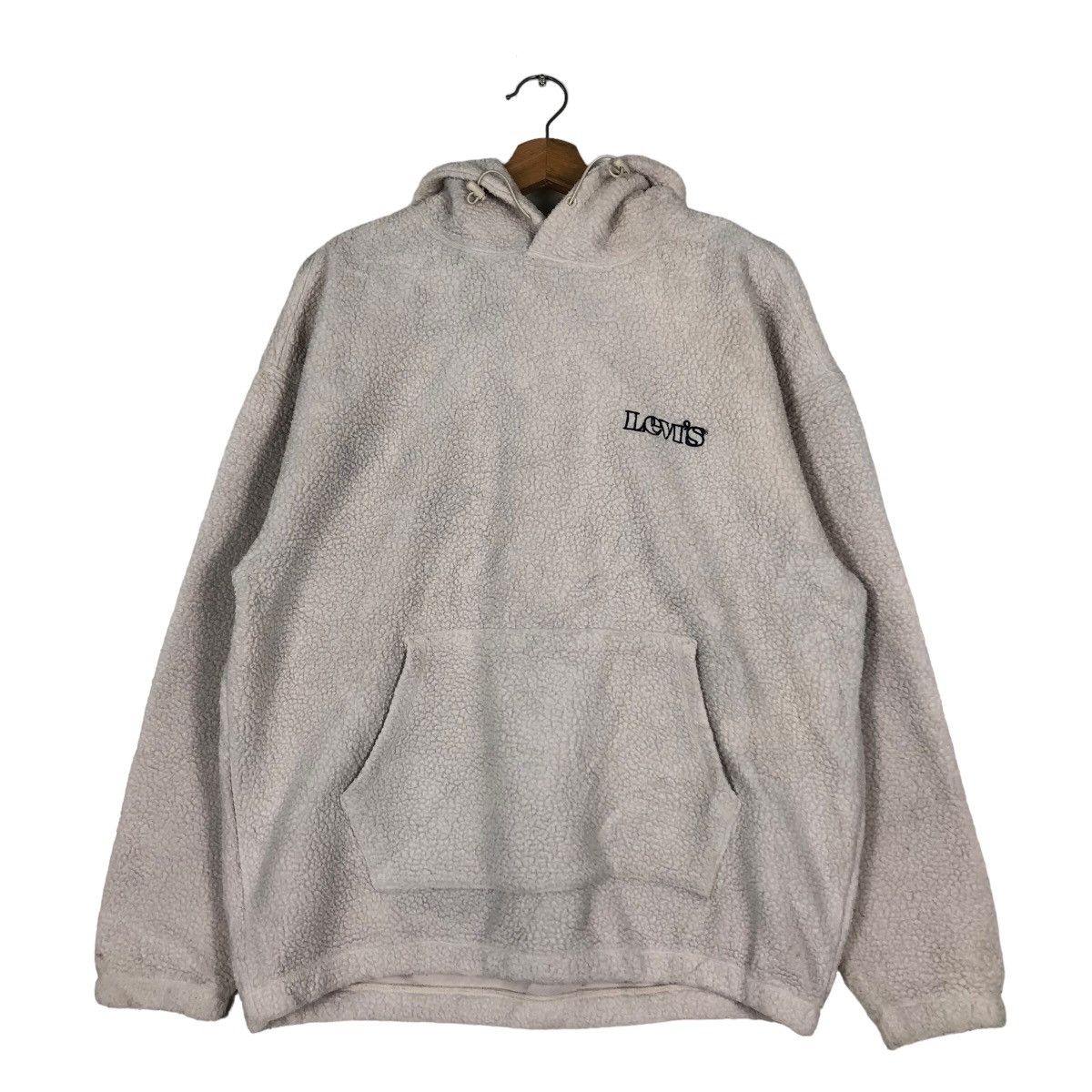 Japanese Brand 🔥HOODIE ANORAK PULL OVER LEVI’S BIG LOGO SPELL OUT Size US M / EU 48-50 / 2 - 1 Thumbnail