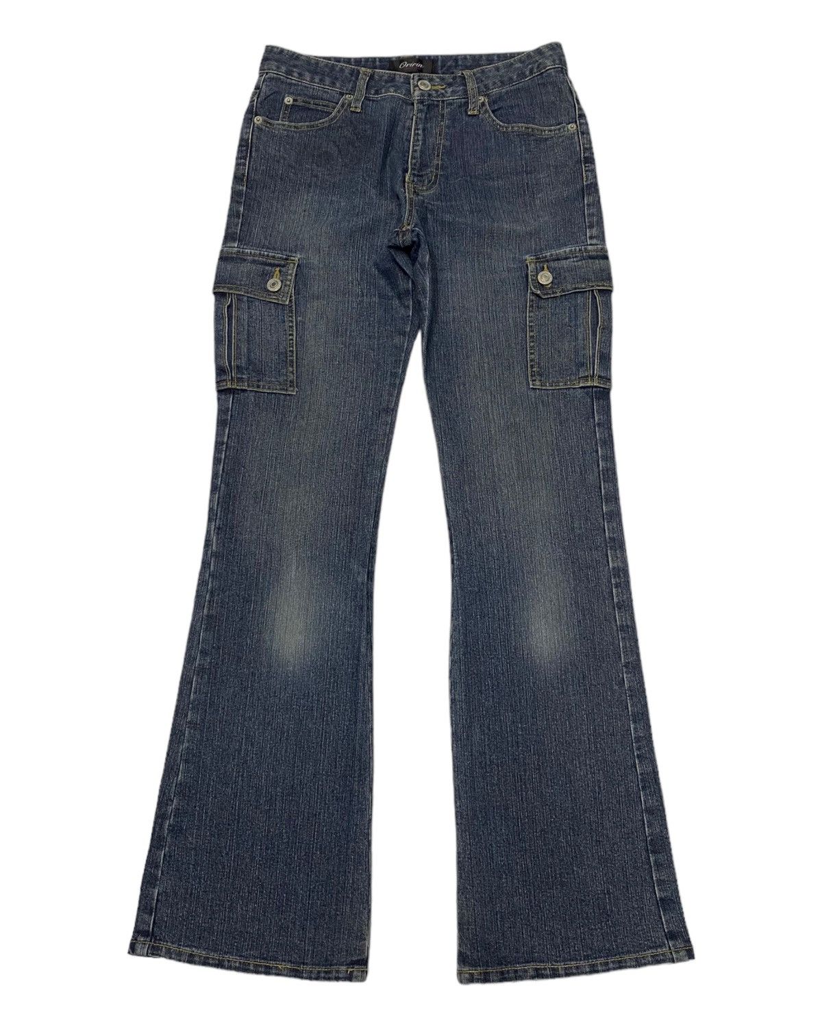 Japanese Brand 🔥ORIRIN JAPAN FLARE MULTI POCKET DENIM JEANS Size 28" / US 6 / IT 42 - 7 Thumbnail