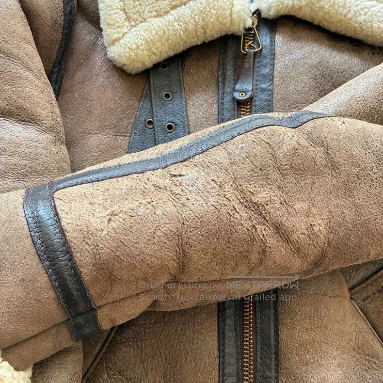 Schott Schott B3 fur integrated sheepskin coat Size US L / EU 52-54 / 3 - 5 Thumbnail