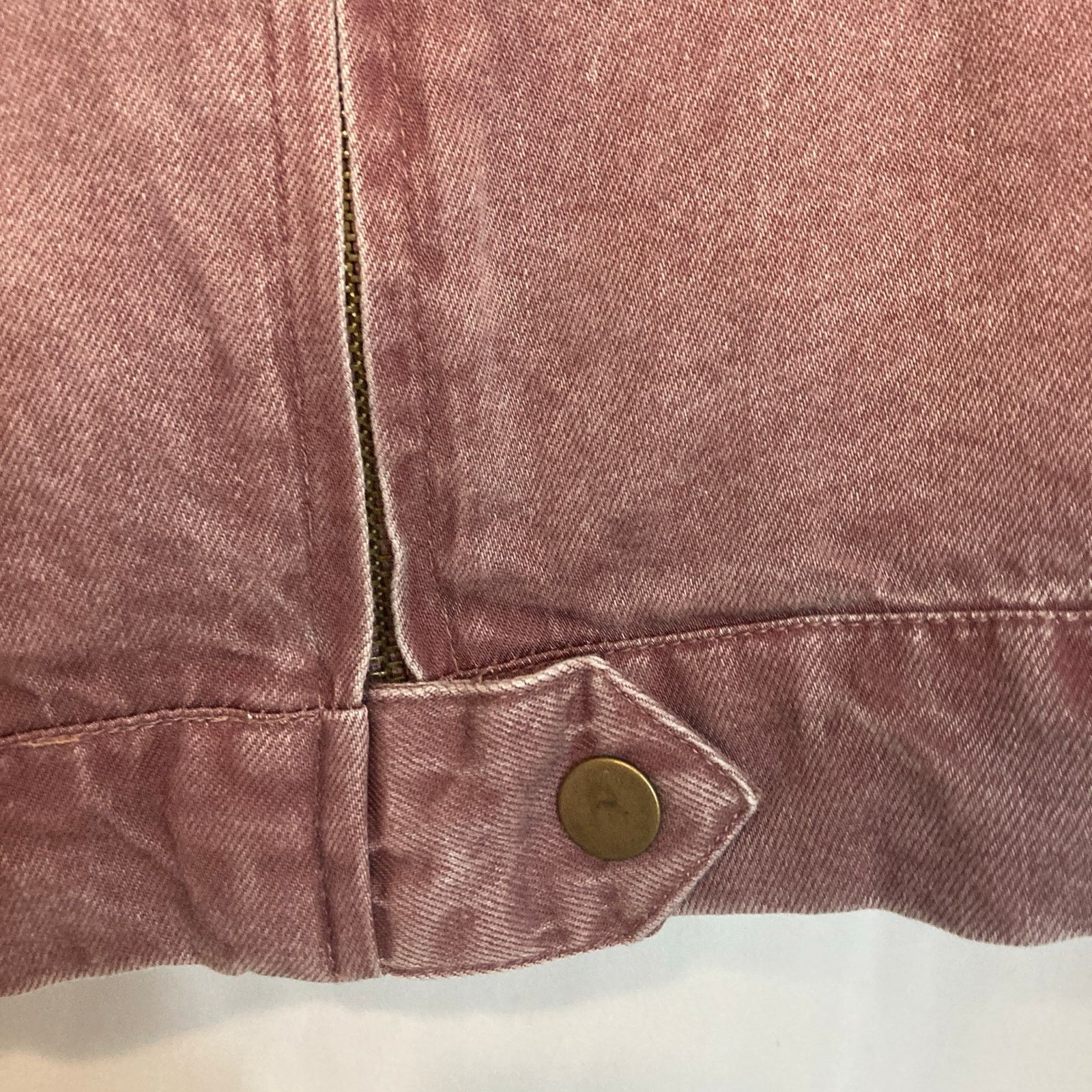 Other Jane and Delancey Lyocell Dusty Rose Full Zip Bomber Jacket Size M / US 6-8 / IT 42-44 - 4 Thumbnail