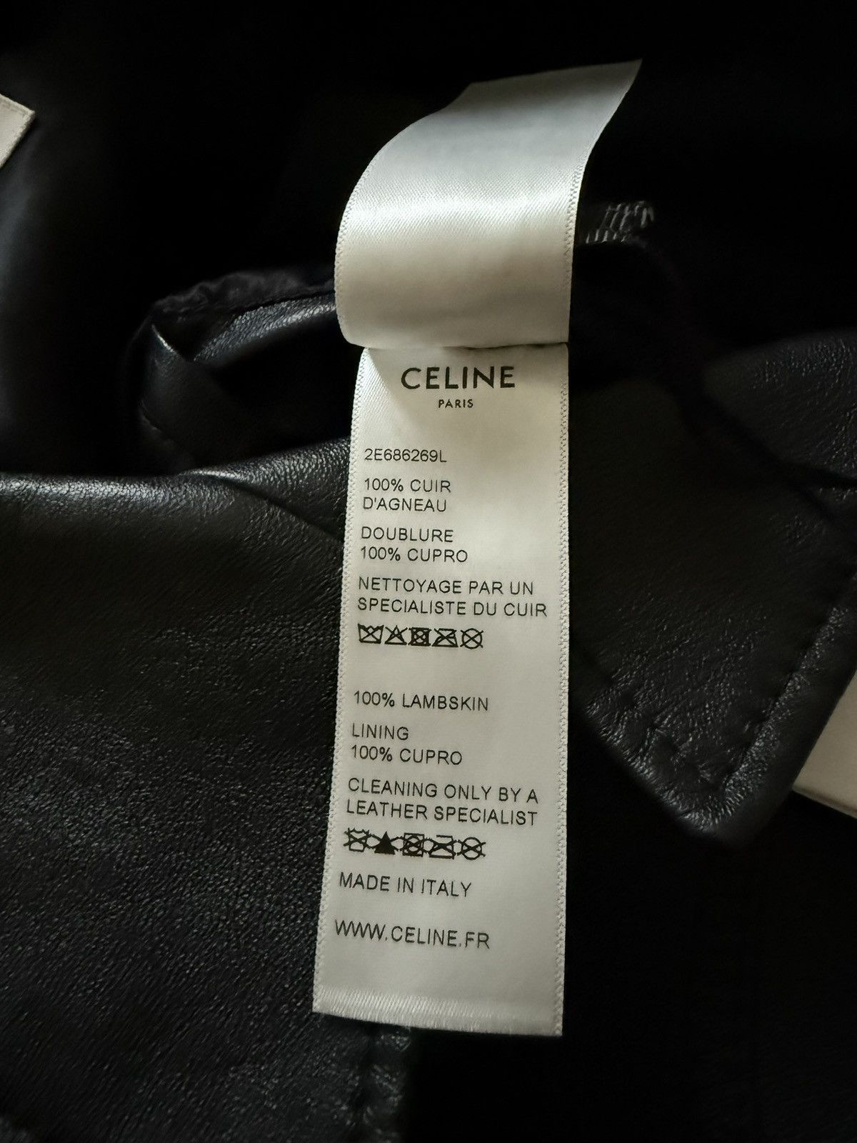 Celine FW20 Celine Hedi Slimane studded leather jacket 54 blouson Size US L / EU 52-54 / 3 - 18 Thumbnail