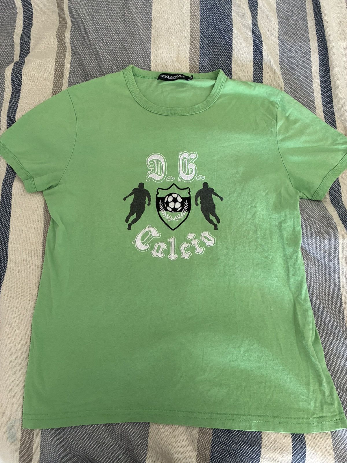 Dolce & Gabbana × Vintage Dolce Gabbana (D&G) Calcio T-Shirt | Grailed