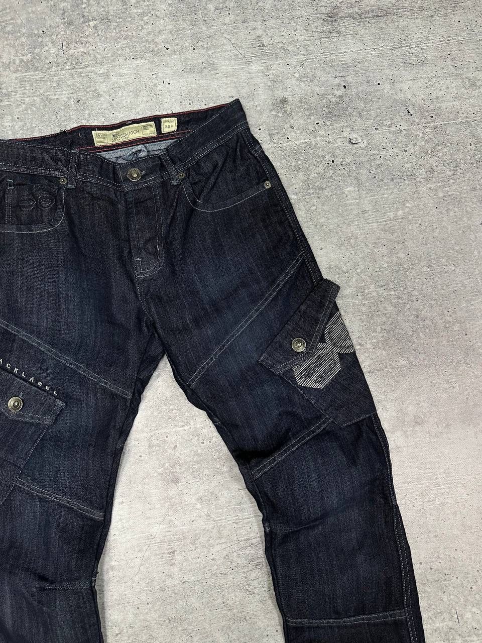 Japanese Brand × Vintage Vintage Denim Cross Hatch Cargo Japanese Pants Size US 30 / EU 46 - 9 Thumbnail