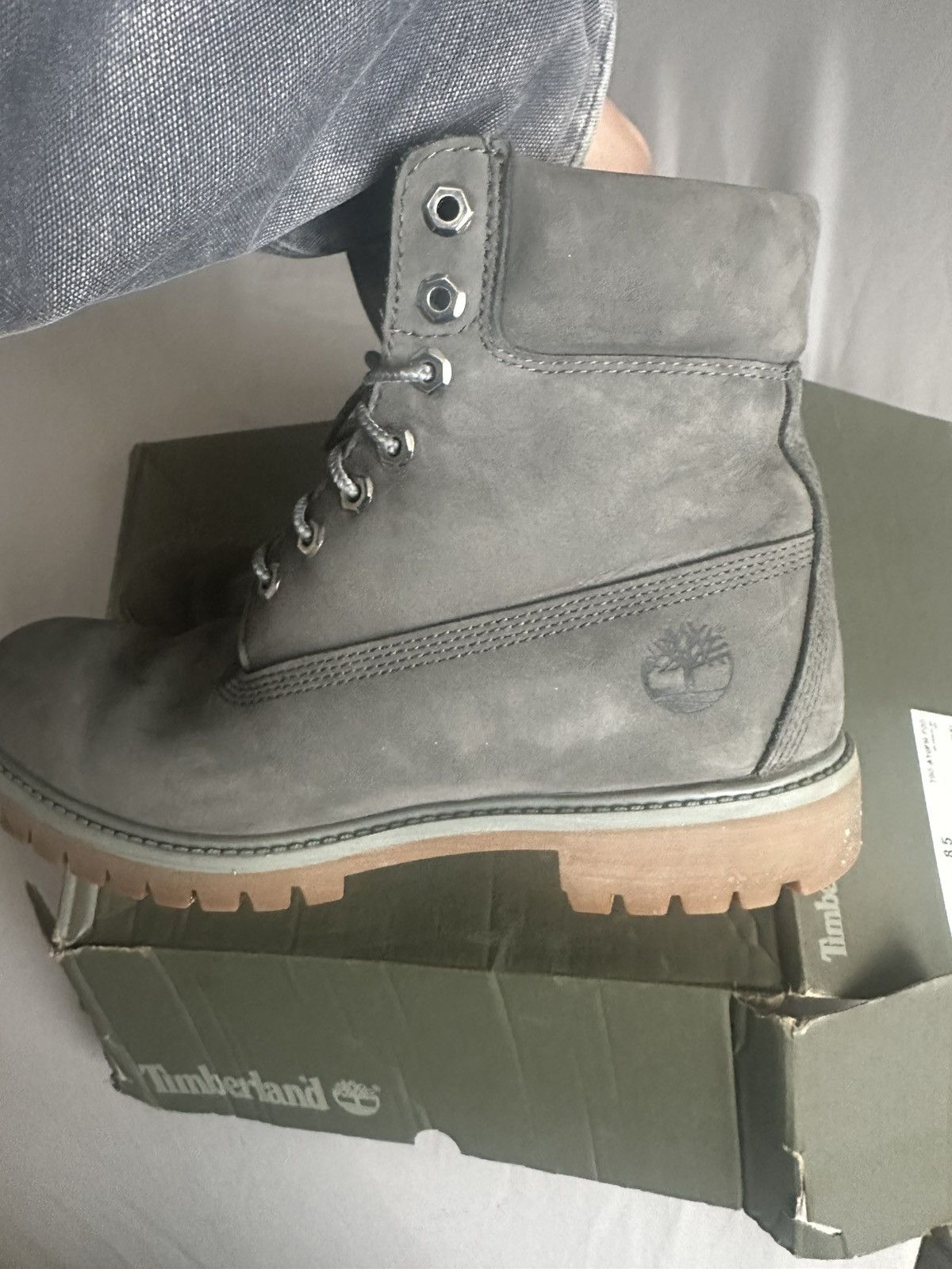 Timberland Timberland grey 6inch mens boots Size US 8.5 / EU 41-42 - 2 Thumbnail