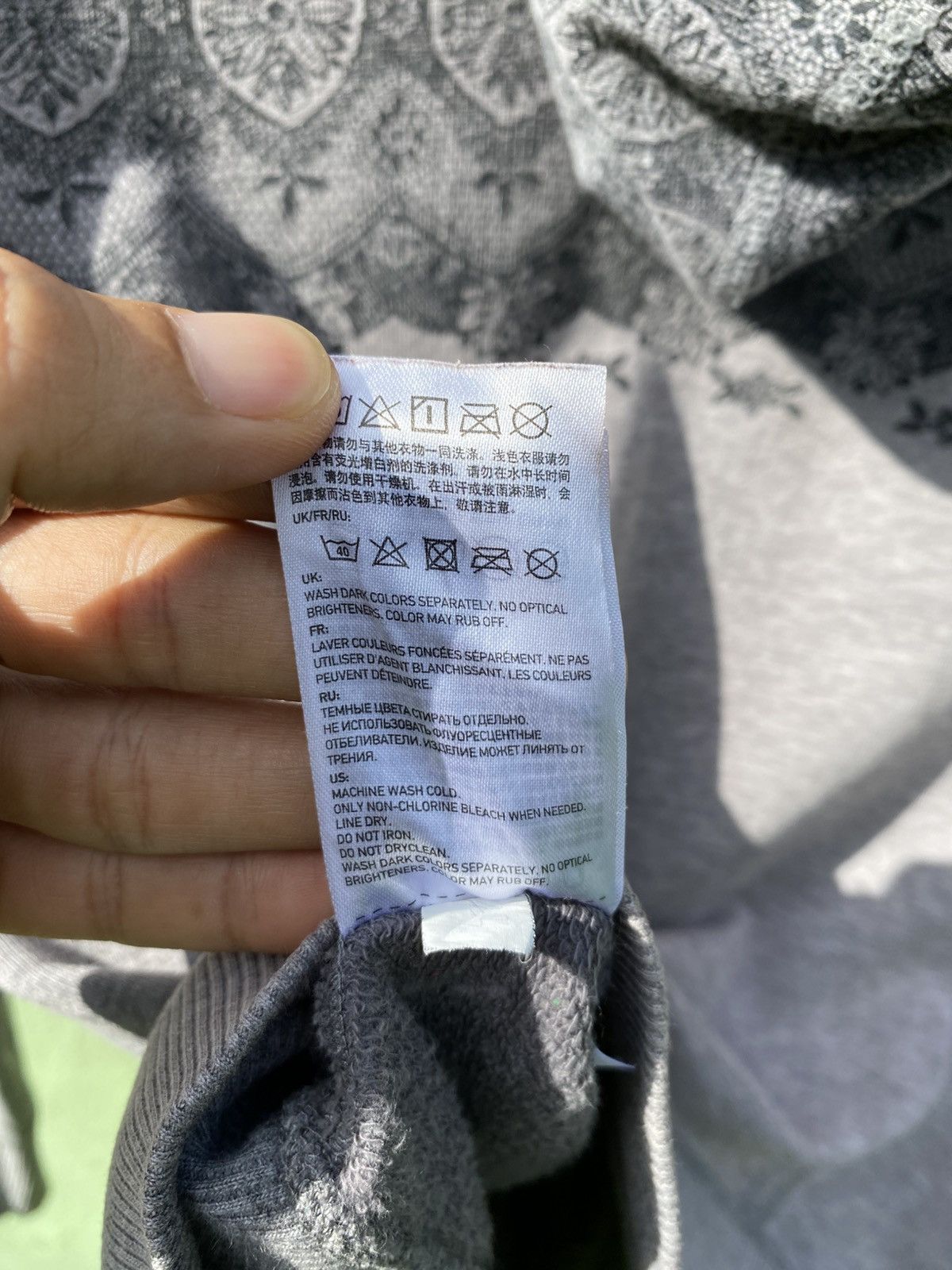 Japanese Brand Uniqlo Luxury Hood Zip Hoodie Grey Tribal Pattern Y2K Jacket Size M / US 6-8 / IT 42-44 - 18 Thumbnail