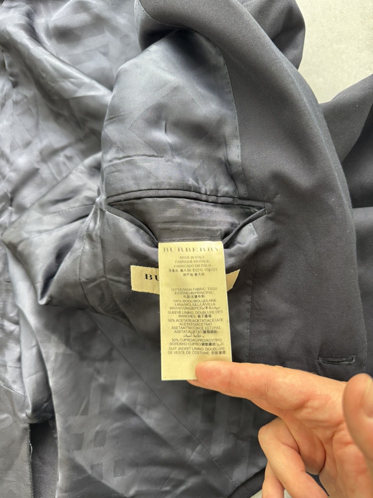 Burberry Burberry Mens Blazer Size 52R - 10 Thumbnail