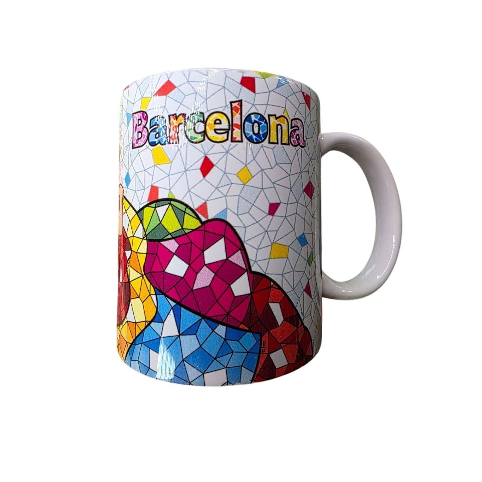 & Other Stories Barcelona Mosaic Flamenco Dancer Coffee Mug Ceramic 12oz Size ONE SIZE - 5 Thumbnail