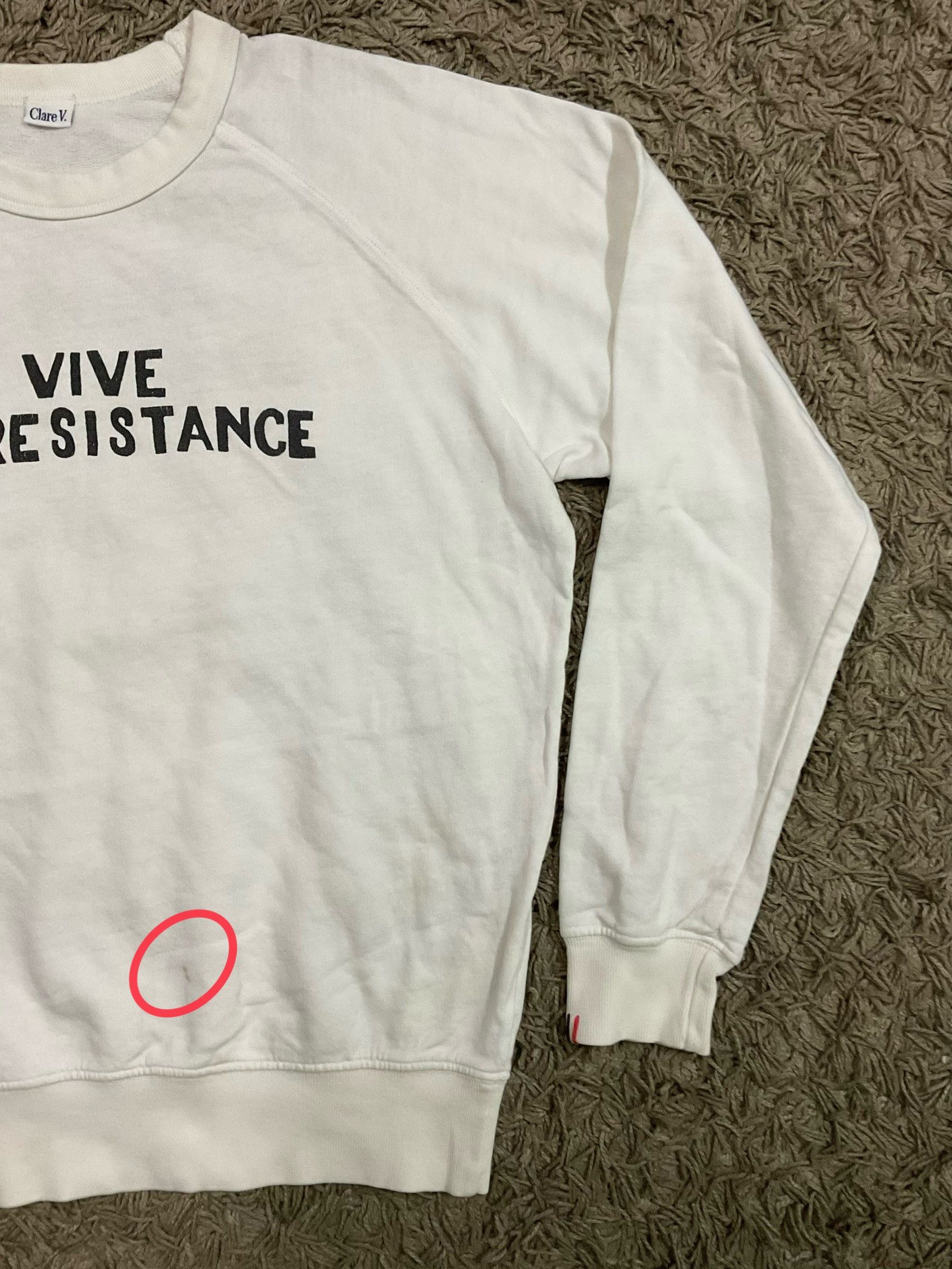 Clare V. Clare V. Vive La Resistance sweatshirt Size S / US 4 / IT 40 - 3 Thumbnail