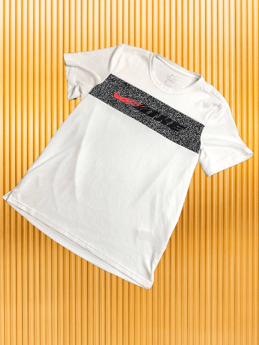 Nike × Vintage Vintage 90s Nike Spellout Tee Size US M / EU 48-50 / 2 - 1 Thumbnail