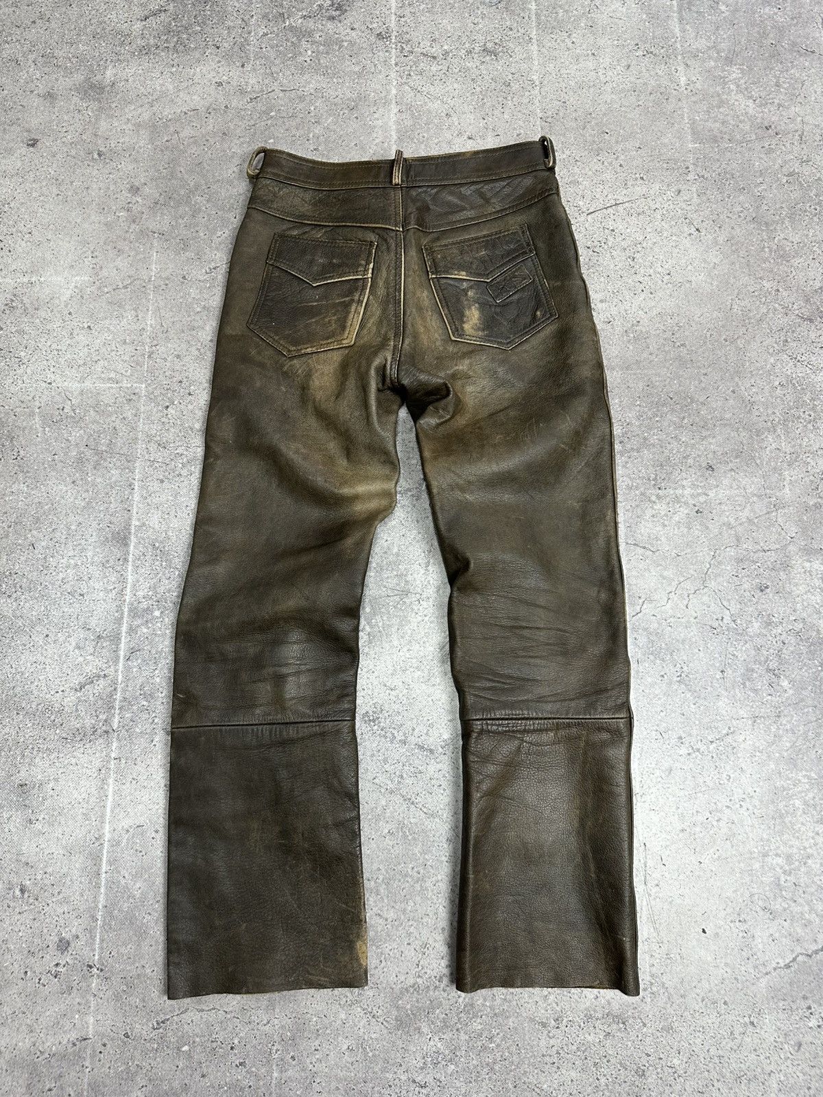 Leather Vintage IXS Leather Pants Black Motorcycle Y2K Archival Size US 31 - 9 Thumbnail