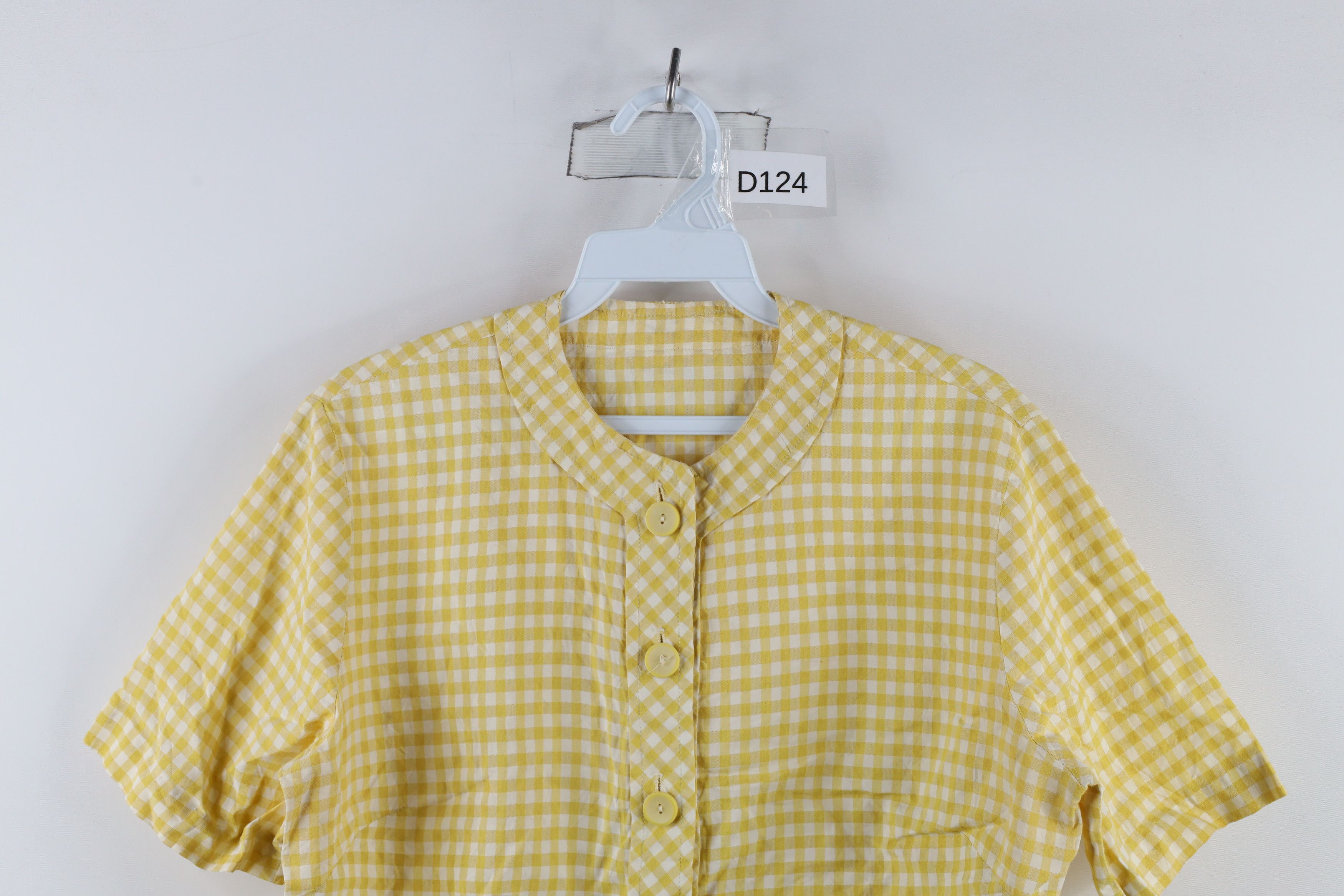 Vintage Vintage 50s 60s Rockabilly Blend Cropped Button Shirt USA Size M / US 6-8 / IT 42-44 - 2 Thumbnail