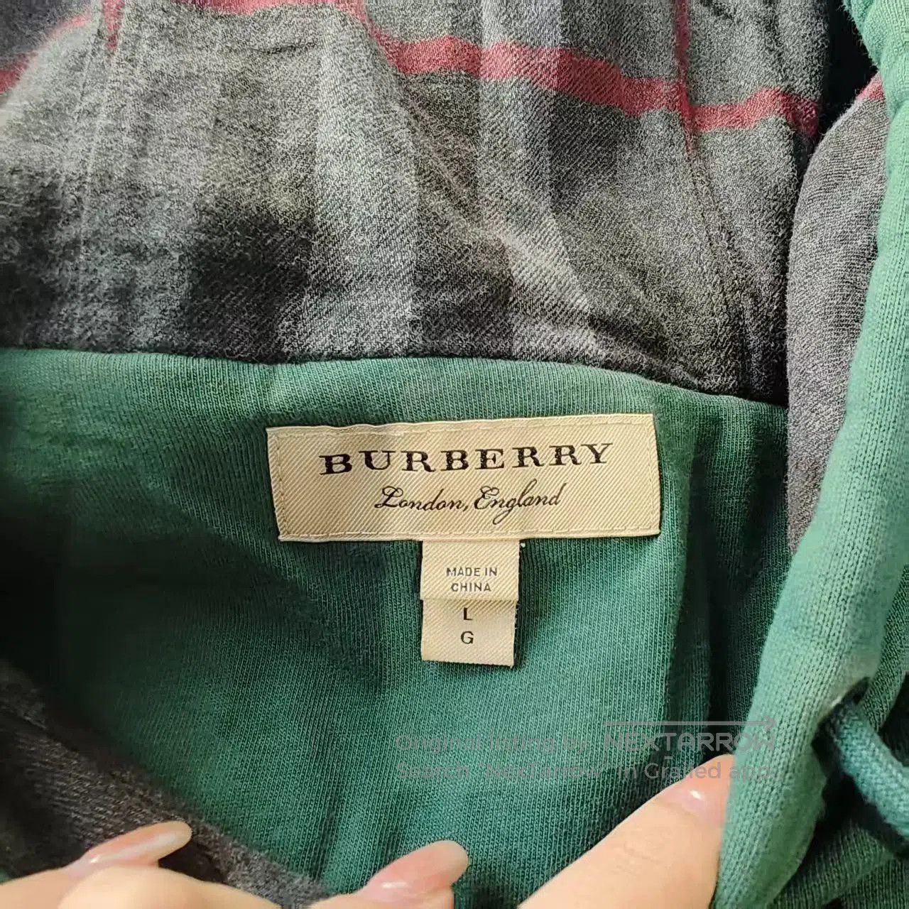 Burberry burberry men's hooded zip-up sweatshirt. Size US L / EU 52-54 / 3 - 3 Thumbnail