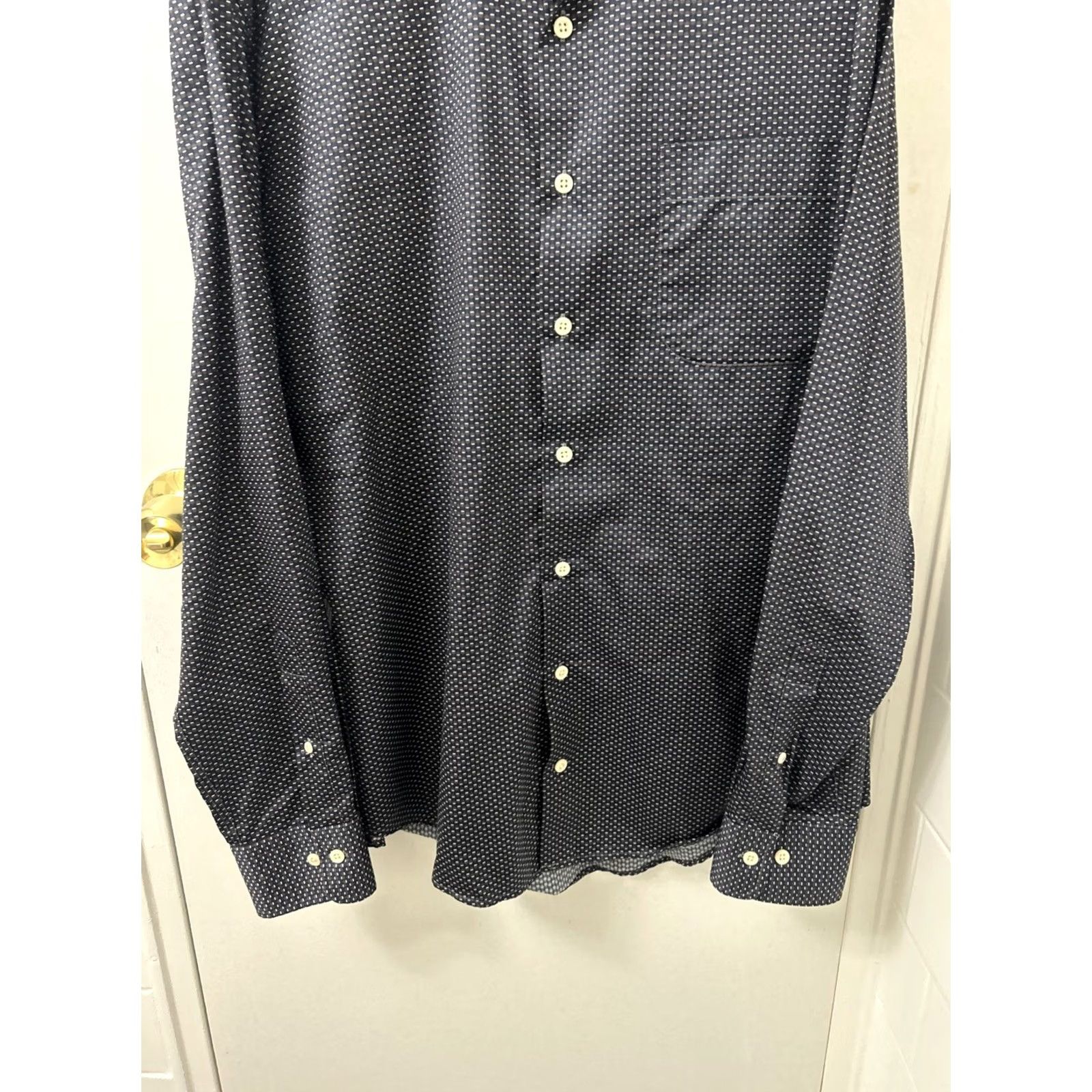 Peter Millar Peter Millar Shirt Mens Large Black Champagne Glass Button-Down Long Sleeve Size US L / EU 52-54 / 3 - 3 Thumbnail