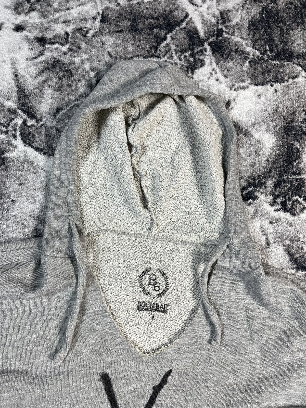Other Boom Bap YSL YourLifeSucks Gray Hoodie Size L Size US L / EU 52-54 / 3 - 6 Thumbnail