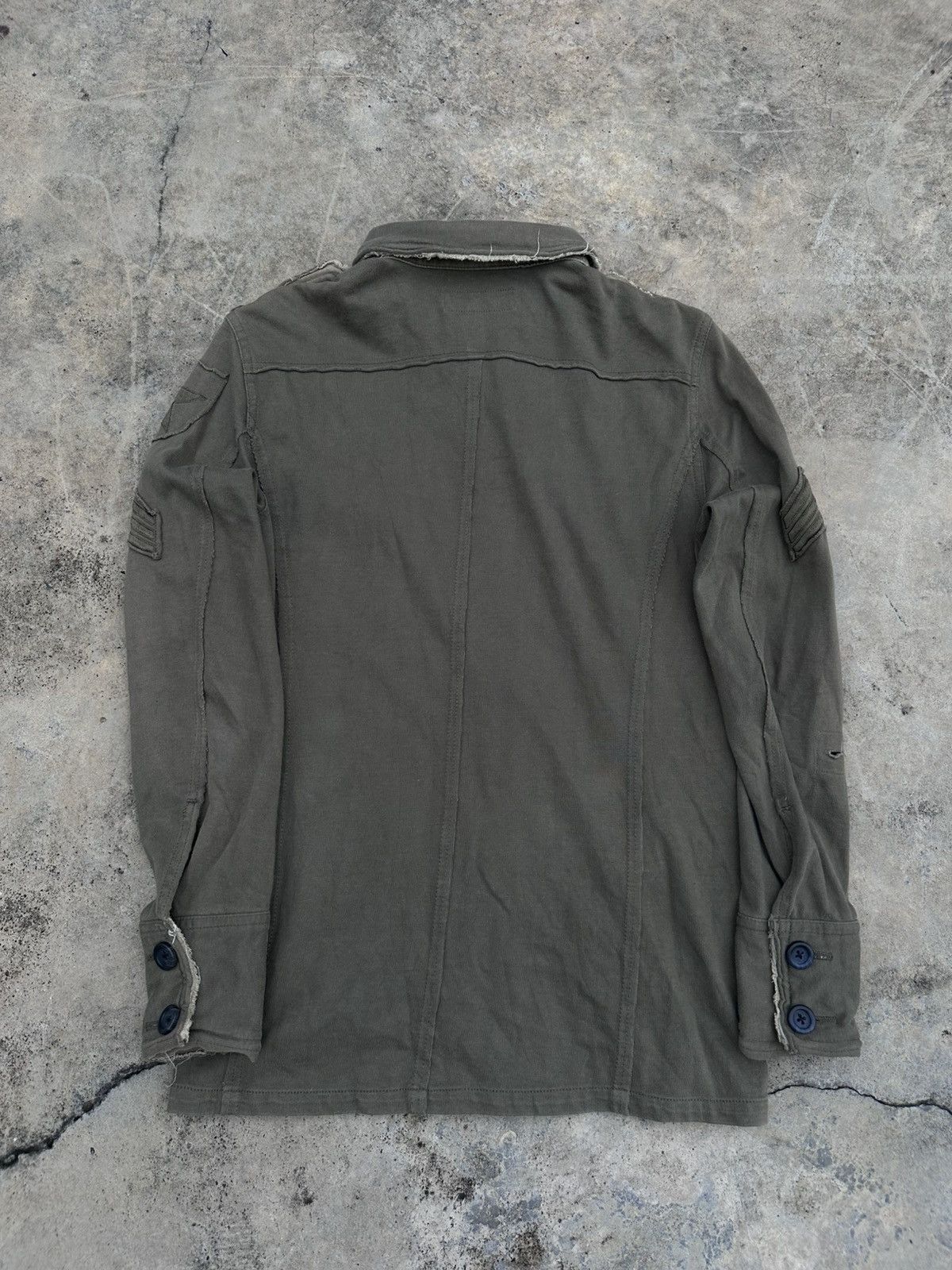 BUFFALO BOBS Buffalo Bobs Olive Green Military Button-up Shirt Size US S / EU 44-46 / 1 - 8 Thumbnail
