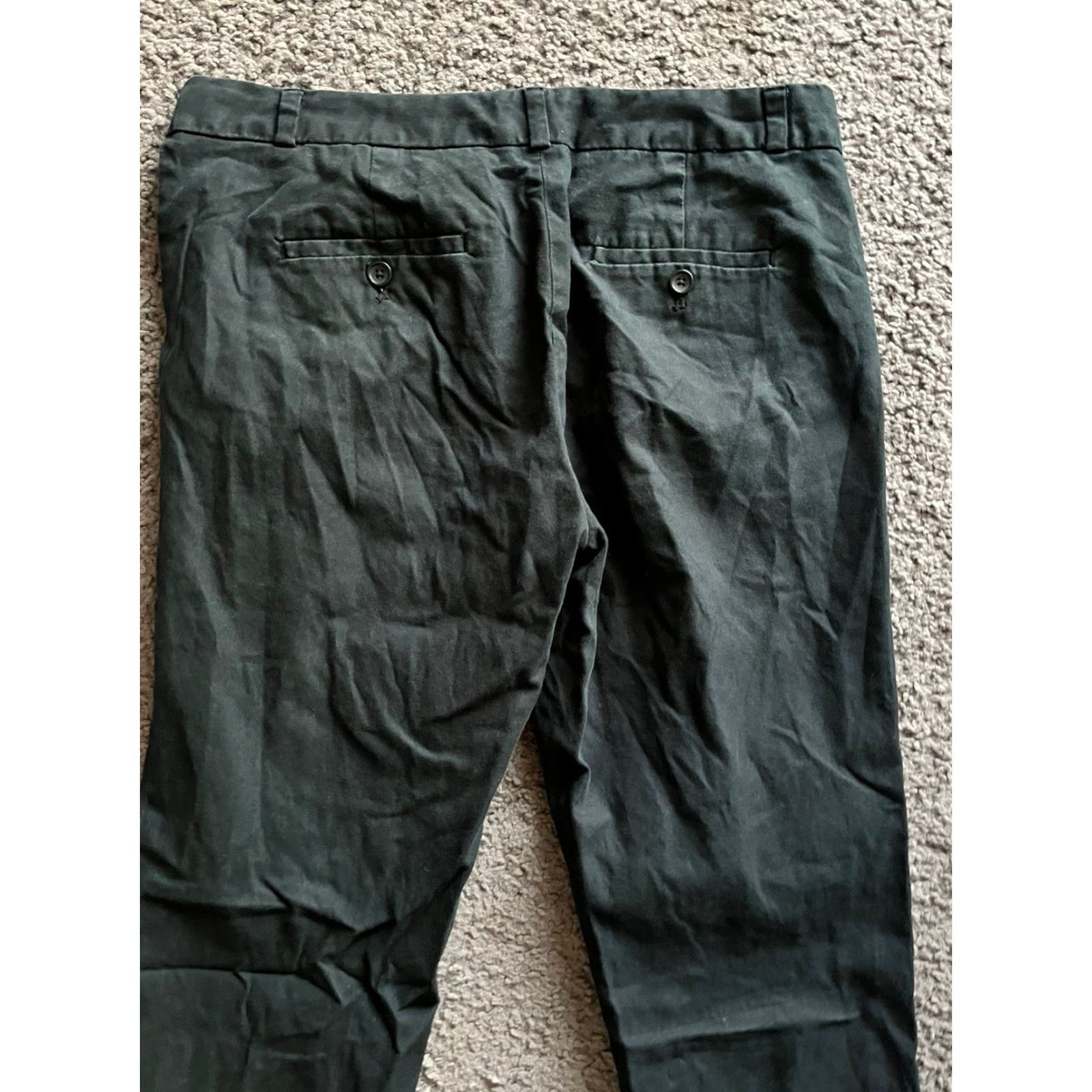 Banana Republic Banana Republic Women's Pants Hampton Fit Black Chino Size 8 Size 30" / US 8 / IT 44 - 4 Thumbnail