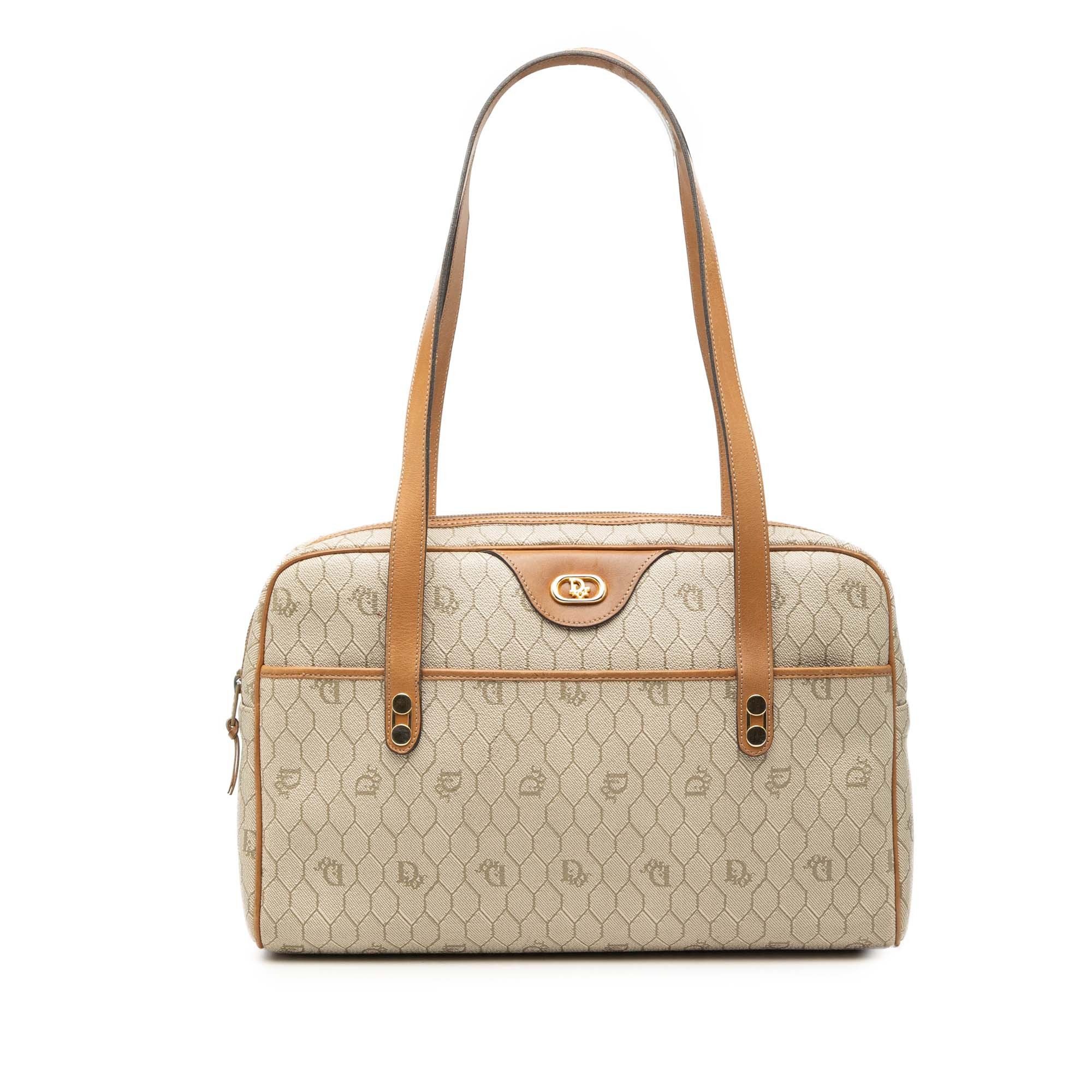 Dior Honeycomb Coated Canvas Shoulder Bag Size ONE SIZE - 1 Thumbnail