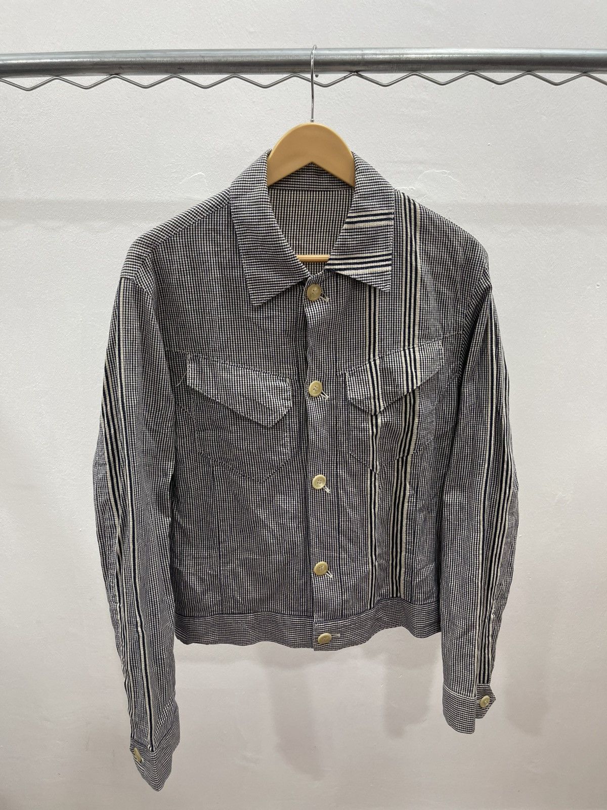 Paul Smith Paul Smit Check Trucker-Style Shirt Jacket Size US L / EU 52-54 / 3 - 1 Thumbnail