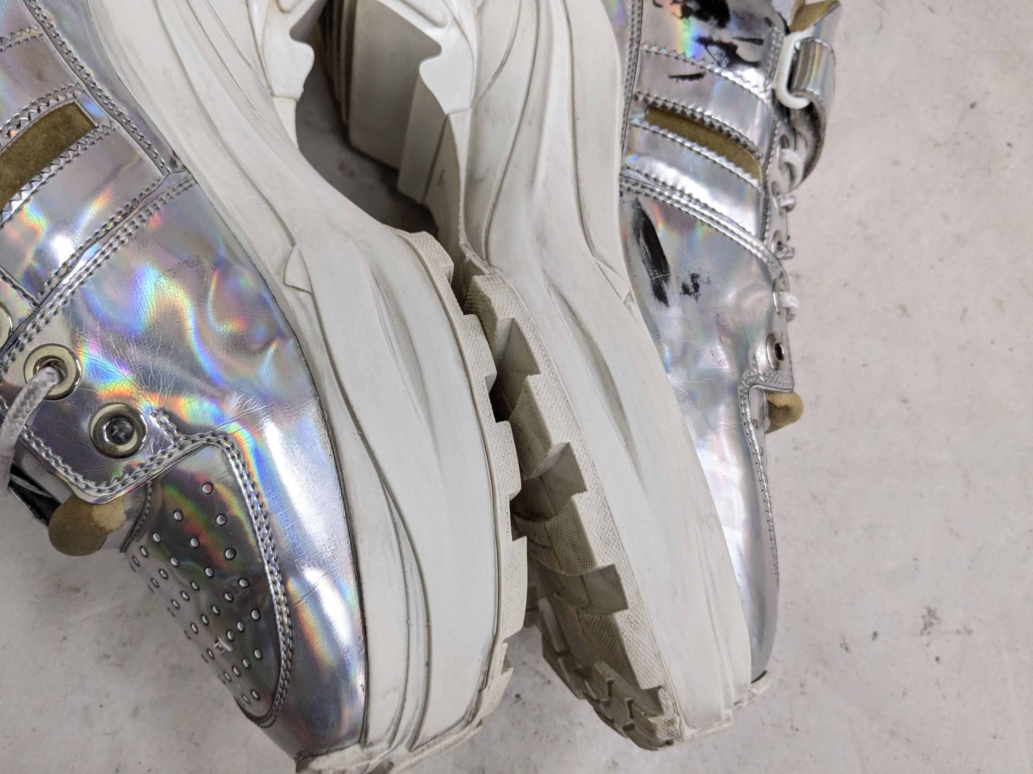 Maison Margiela Maison Margiela Retrofit Sneakers Silver 8 Size US 8 / EU 41 - 11 Thumbnail