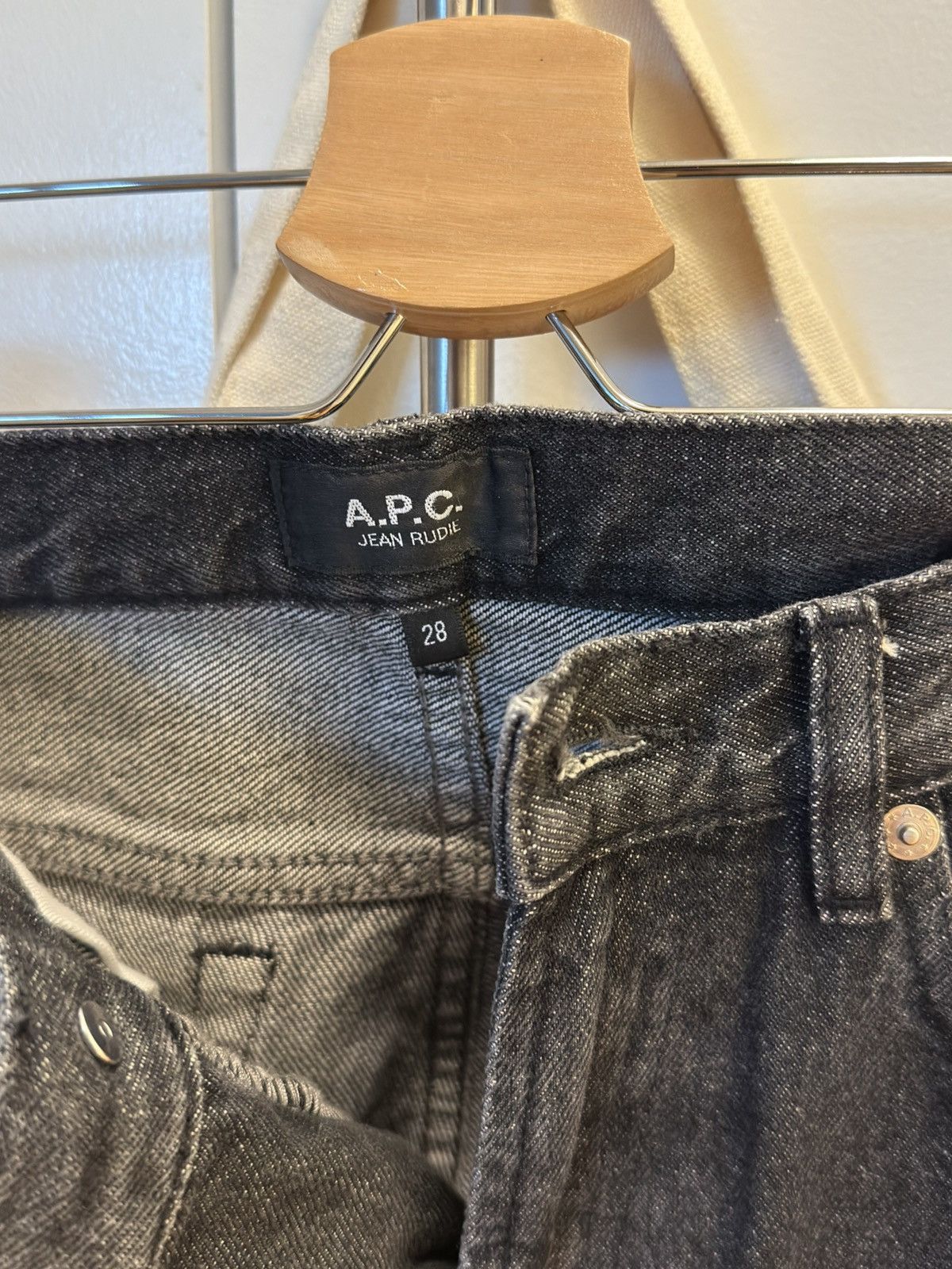 A.P.C. A.P.C. Washed Black Denim Jeans Size US 28 / EU 44 - 3 Thumbnail