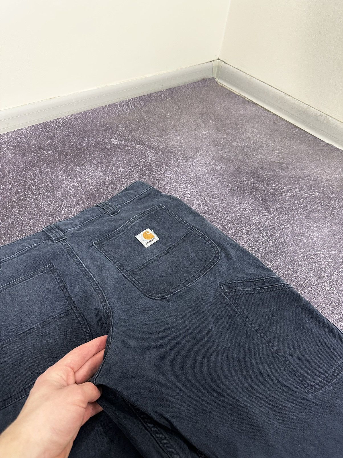 Carhartt Vintage Carhartt Faded Carpenter Opium Baggy USA Work Pants Size US 34 / EU 50 - 8 Thumbnail
