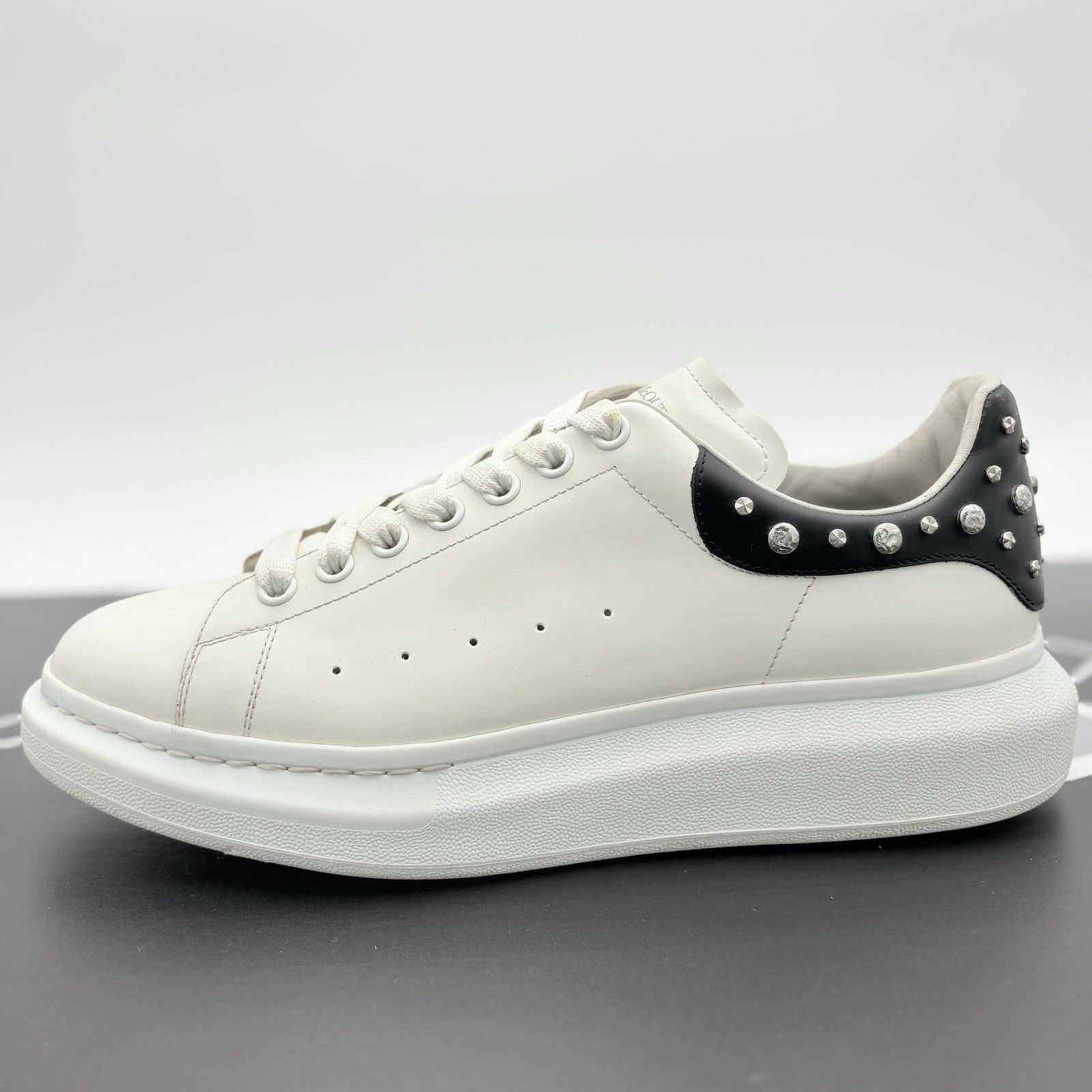 Alexander McQueen Alexander McQueen Studded Oversized ' White Black ' | GREAT! Size US 12 / EU 45 - 8 Thumbnail