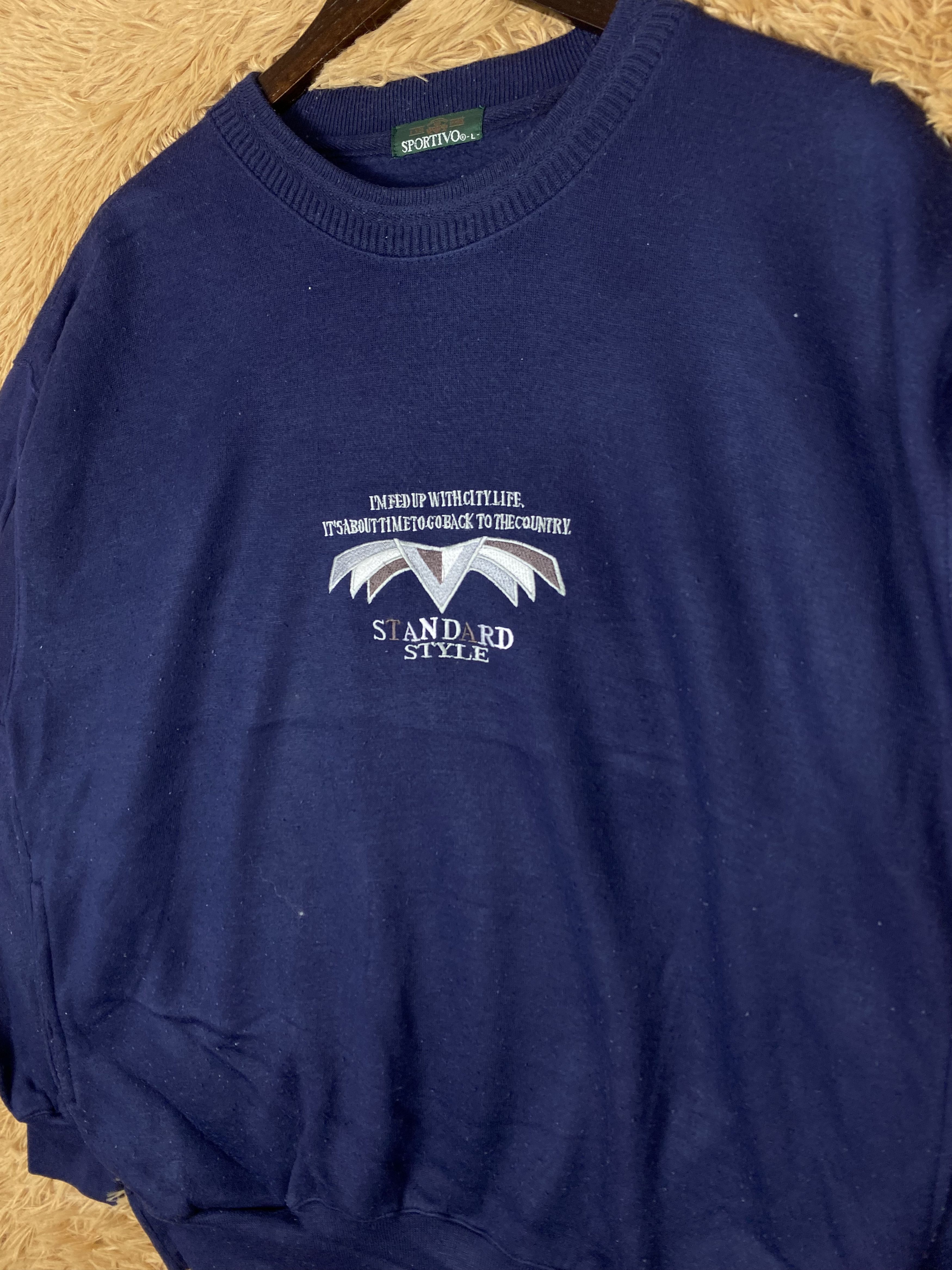 Designer × Vintage Vintage Sportivo Sweatshirts PS0234 Size US L / EU 52-54 / 3 - 3 Thumbnail