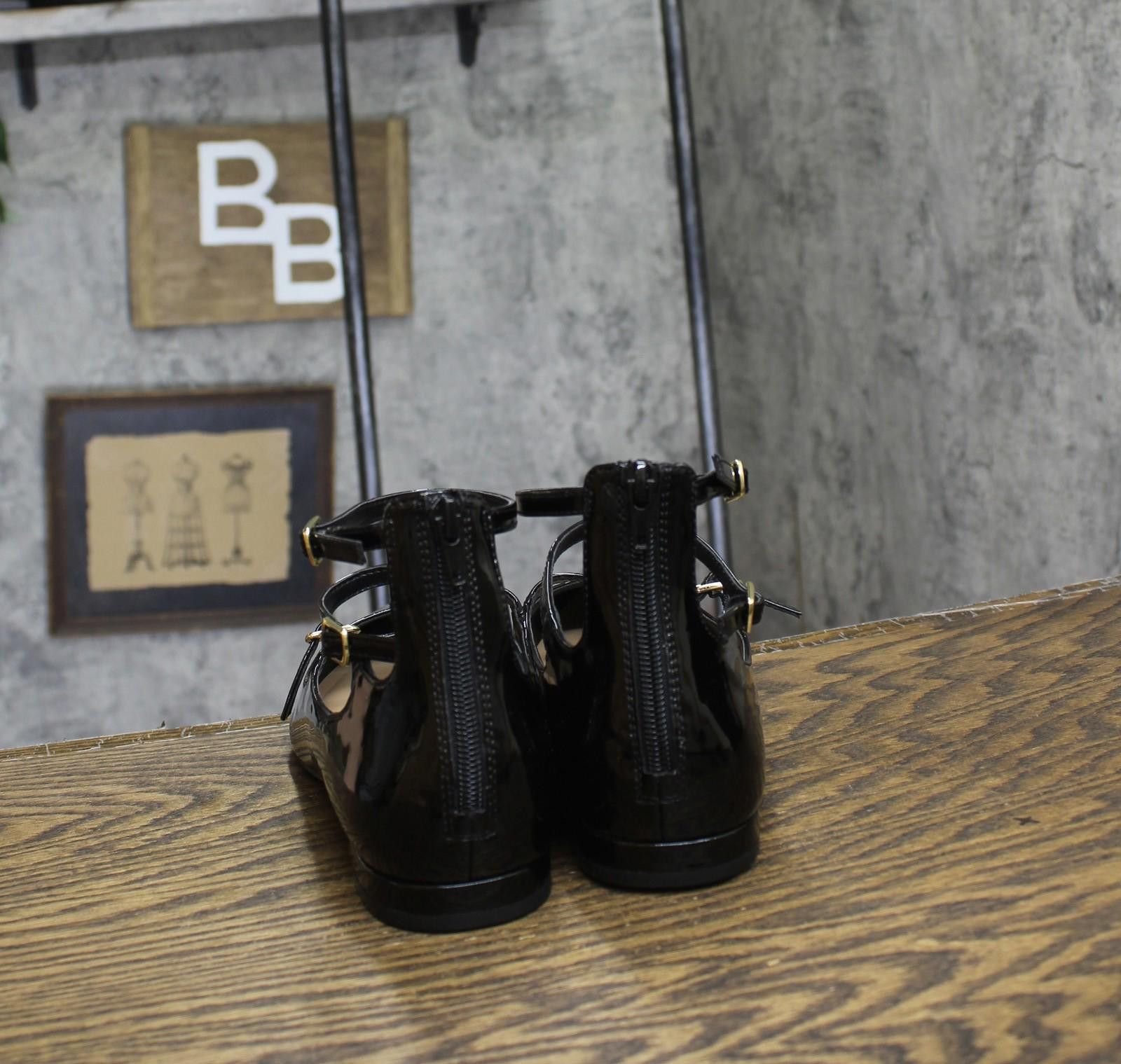 Other Nwt Inc International Concepts Flats Black Patent 9.5m Size US 9.5 / IT 39.5 - 4 Thumbnail