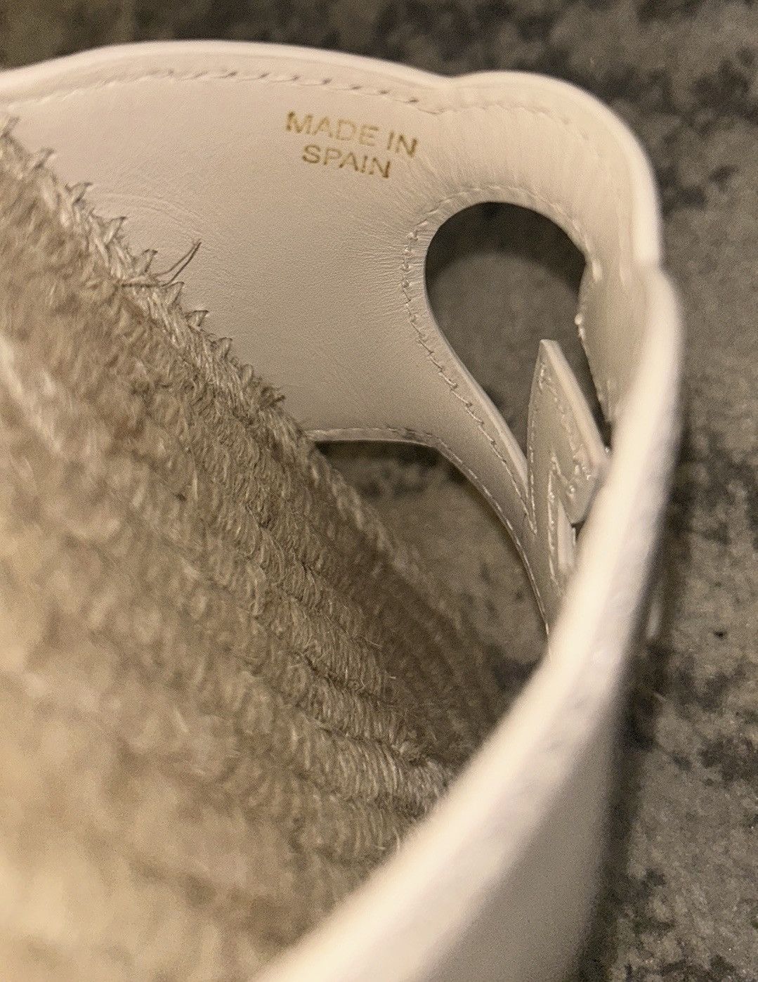 Gucci Gucci Interlocking G Cut-out Espadrille Slide Sandals Size US 10.5 / IT 40.5 - 6 Thumbnail